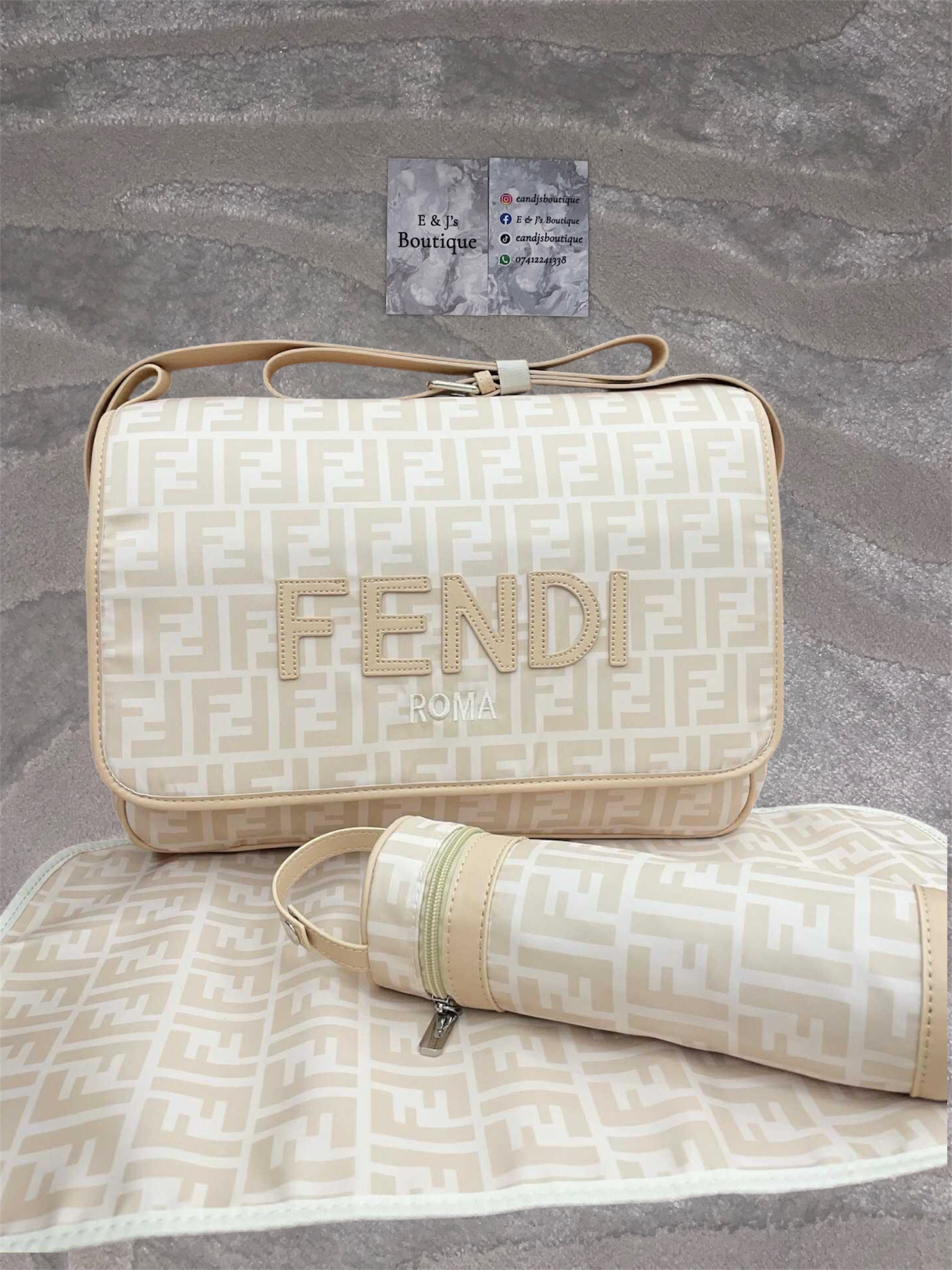 Fendi Cream Changing Bag