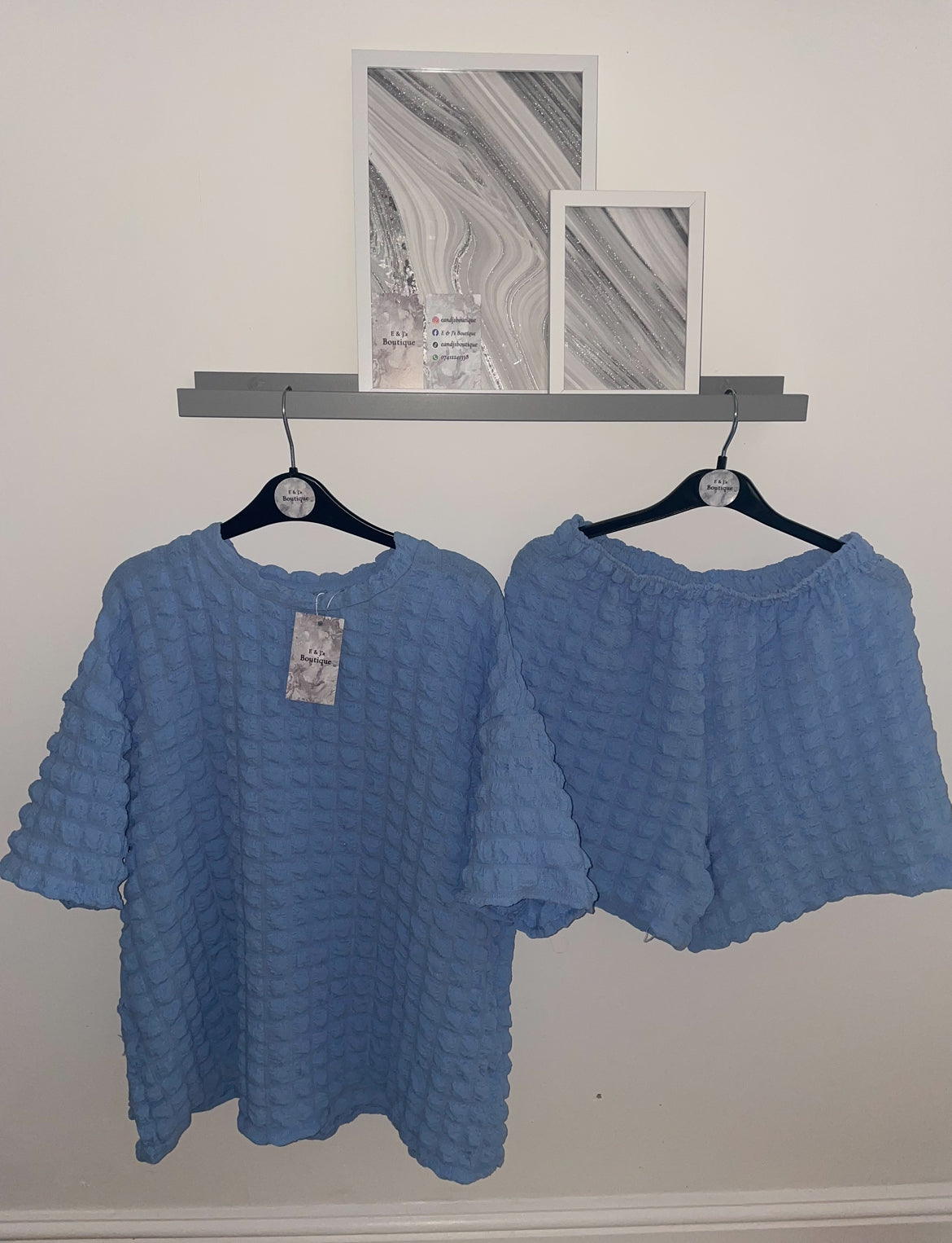 Women’s Waffle Shorts Set