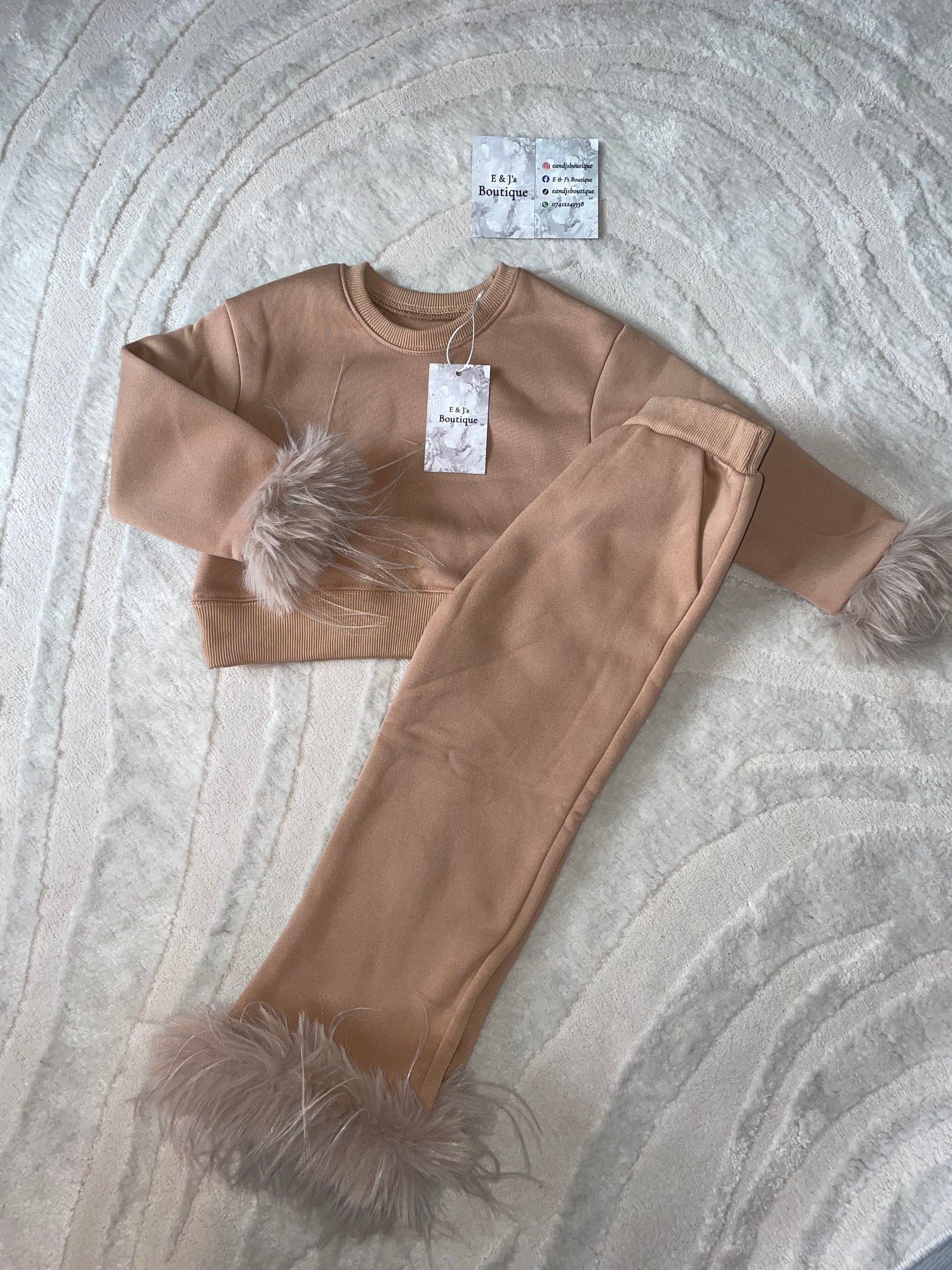 Fur Trimmed Loungeset
