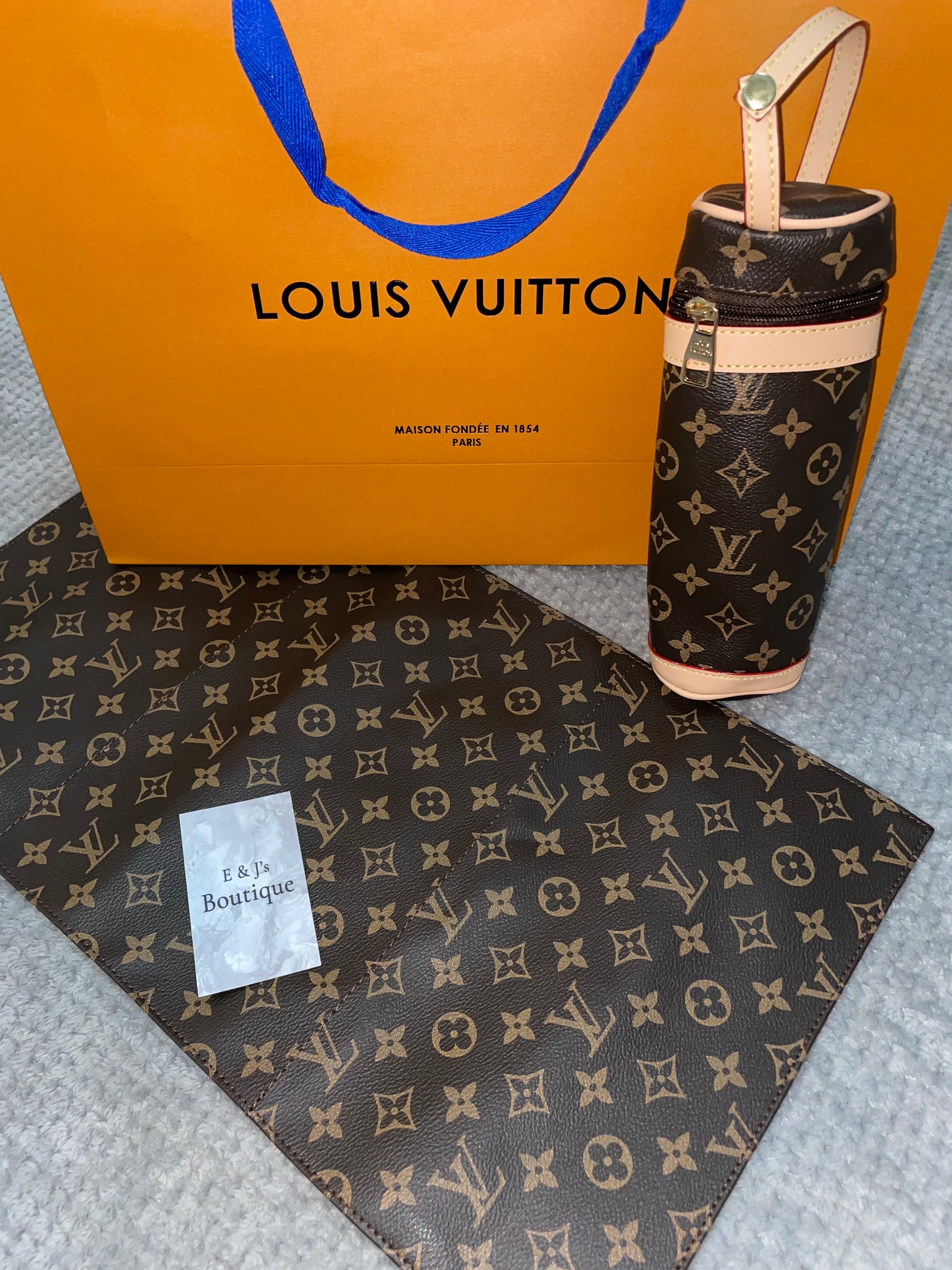 LV Changing Mat & Bottle Warmer Set