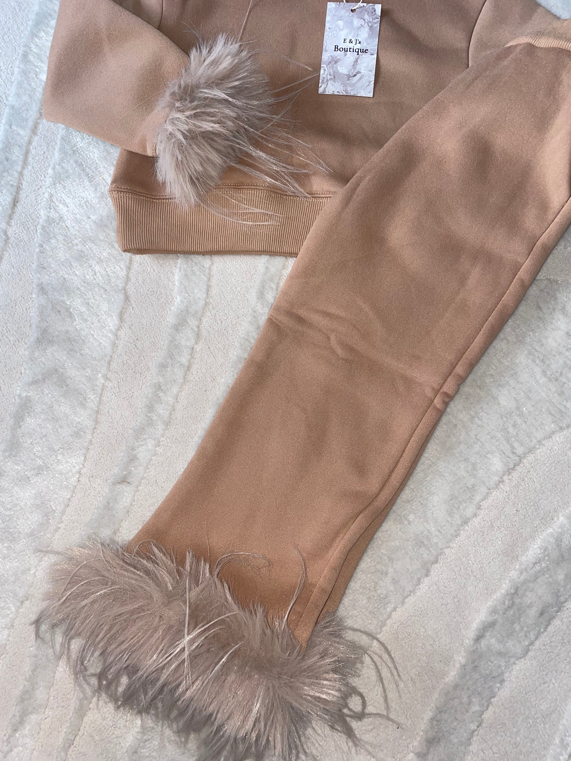 Fur Trimmed Loungeset