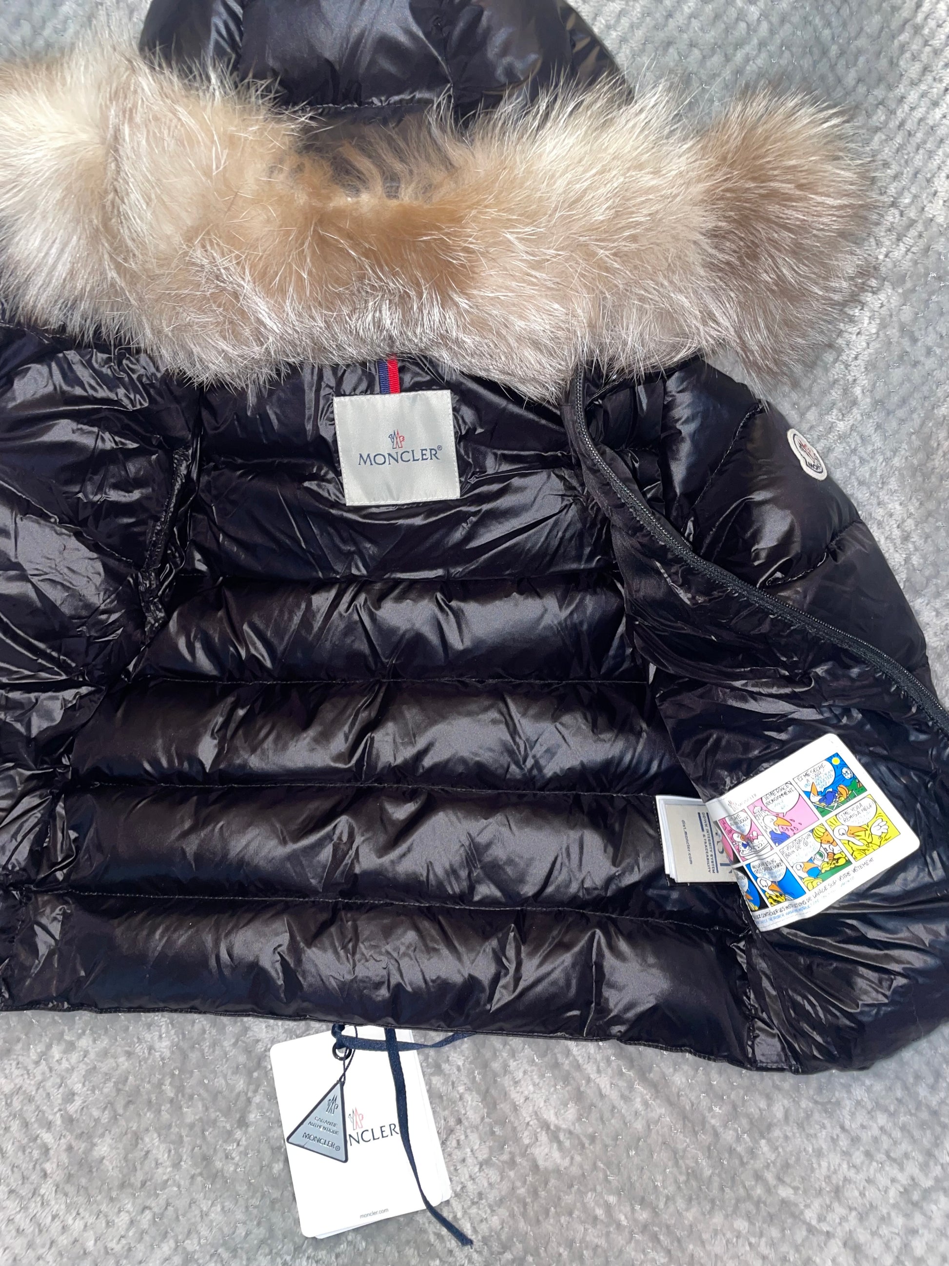 Moncler Fur Hooded Coat