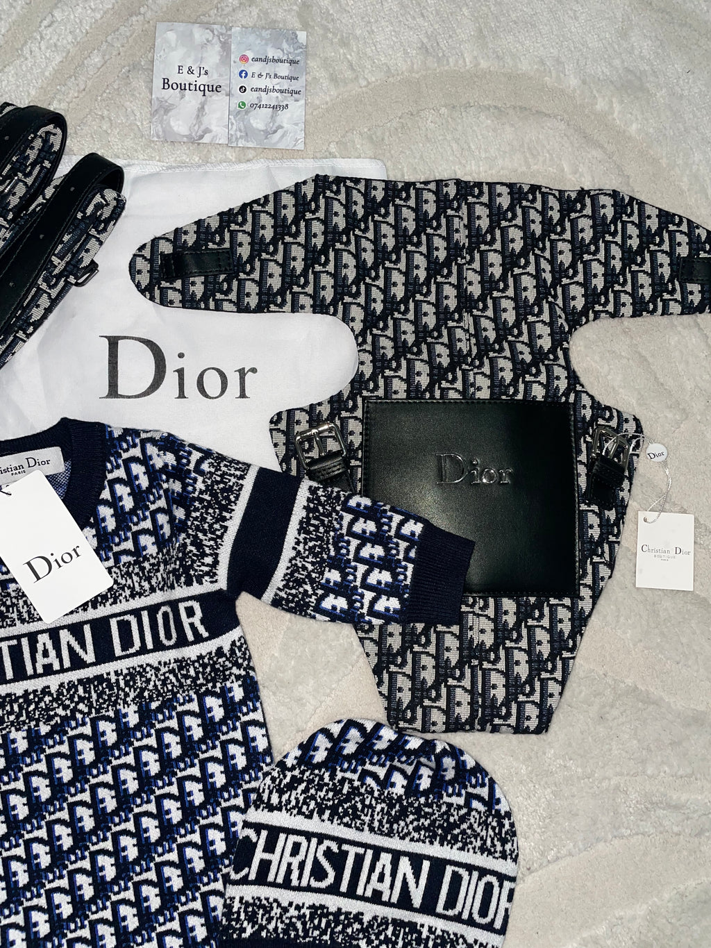 Christian Dior Baby Carrier Set