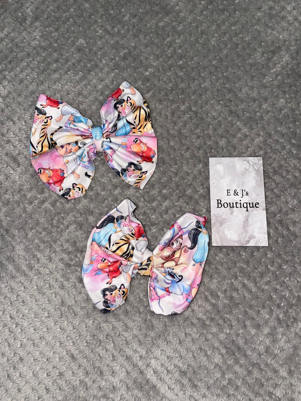 Girls Disney Handmade Hair Bow Clips