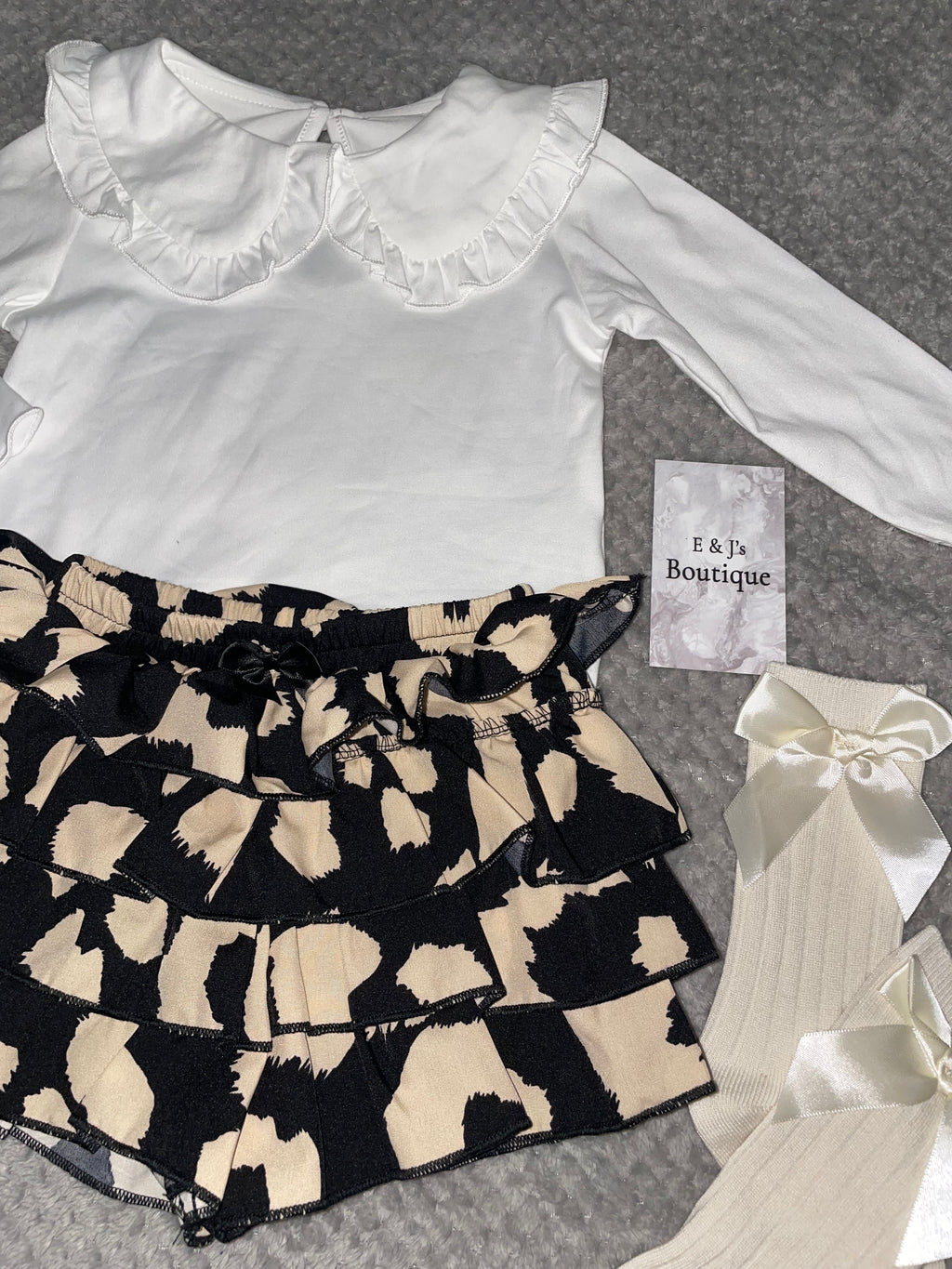 Girls Ruffle Shorts Sets