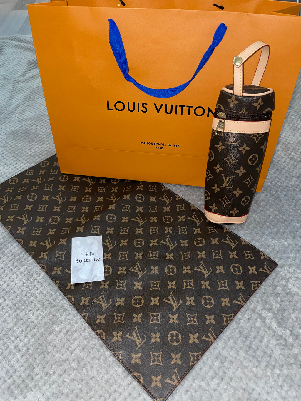 LV Changing Mat & Bottle Warmer Set