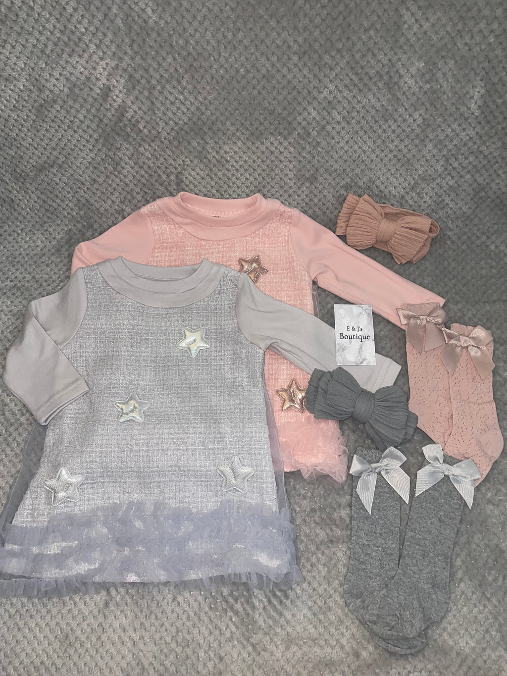 Girls Star Dress 3pc Sets