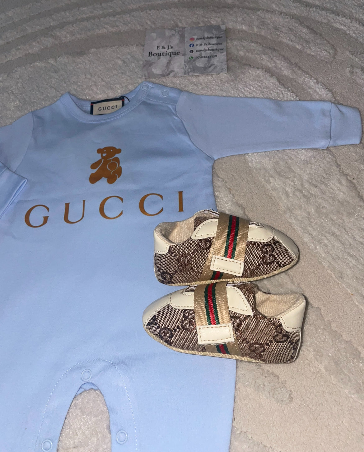Gucci Romper & Pram Shoes