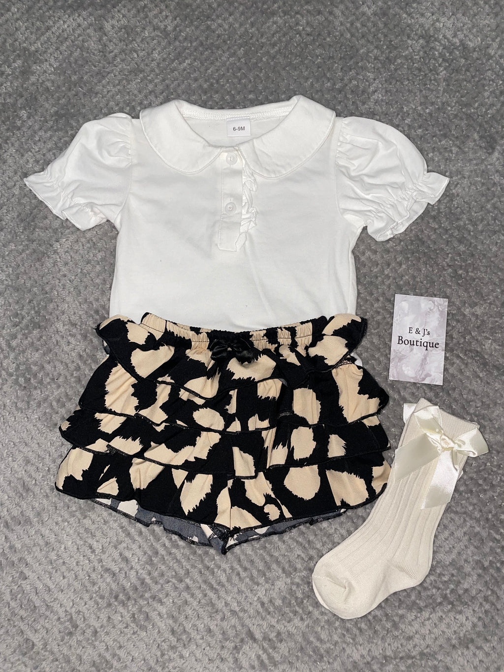 Girls Ruffle Shorts Sets