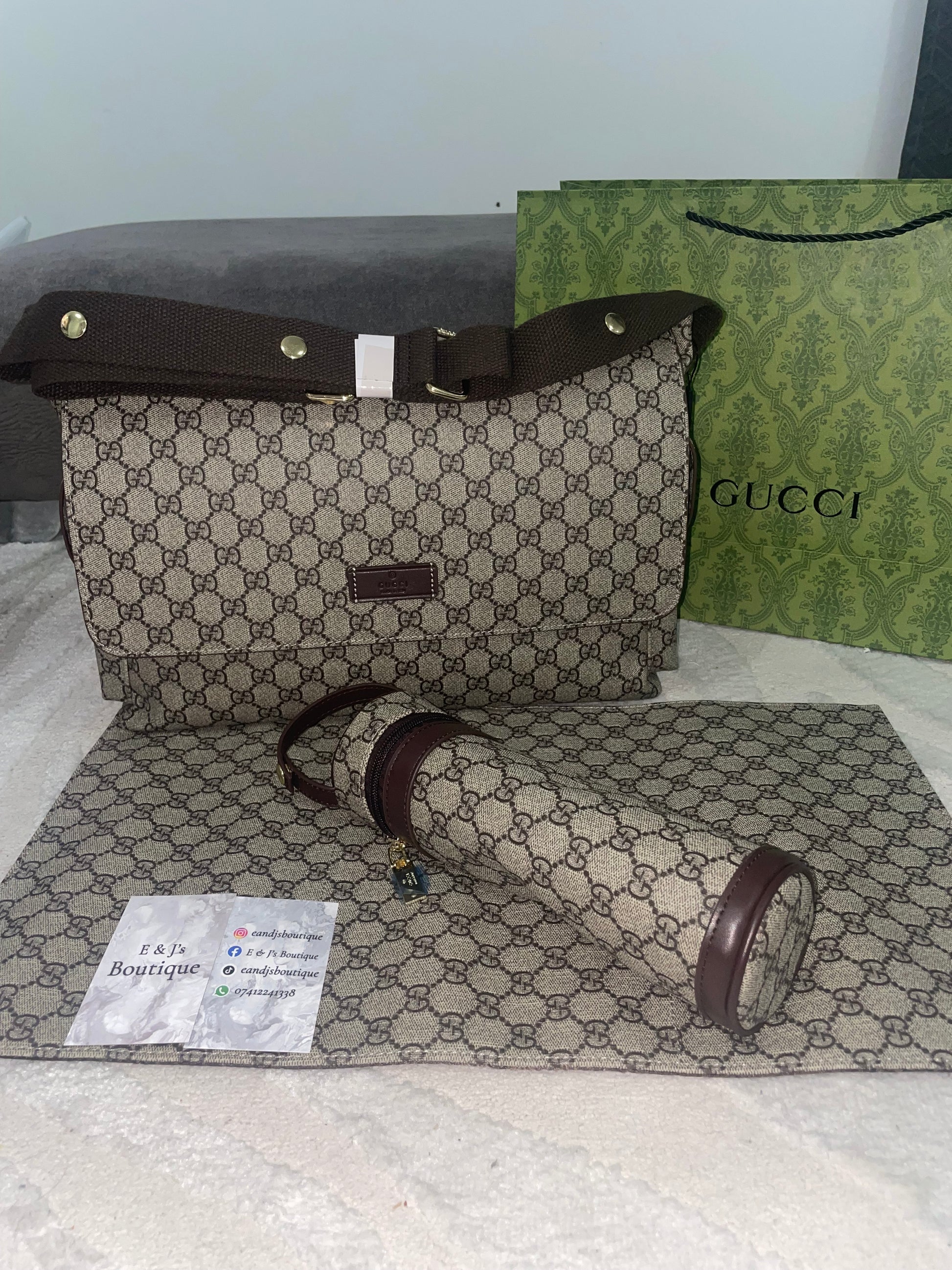 Gucci Changing Bag & Gift Bag