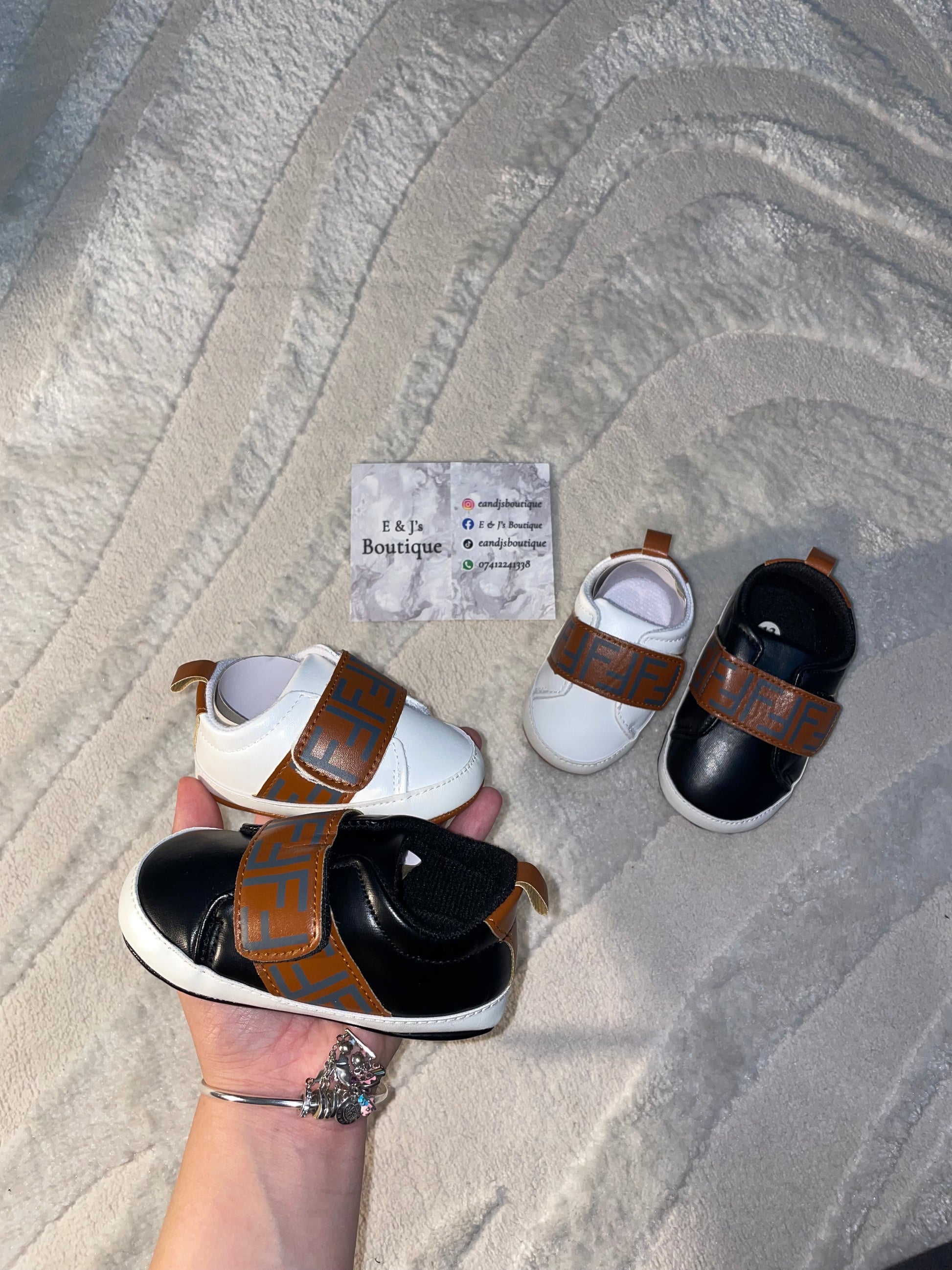 Baby Fendi Pram Shoes