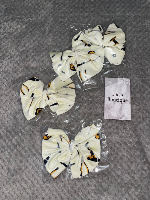 Girls Handmade Hair Bow Clips