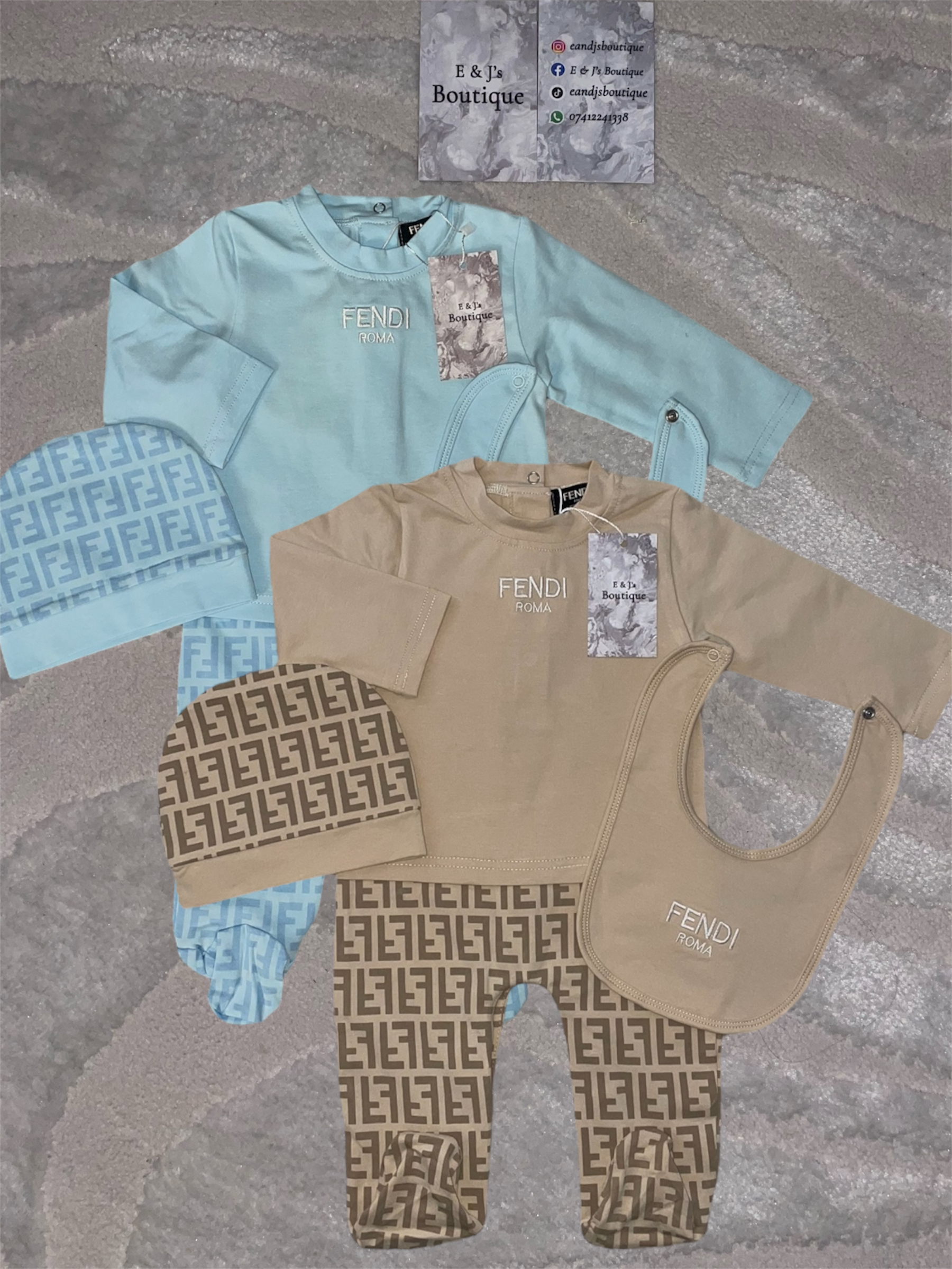 3pc Fendi Print Sets
