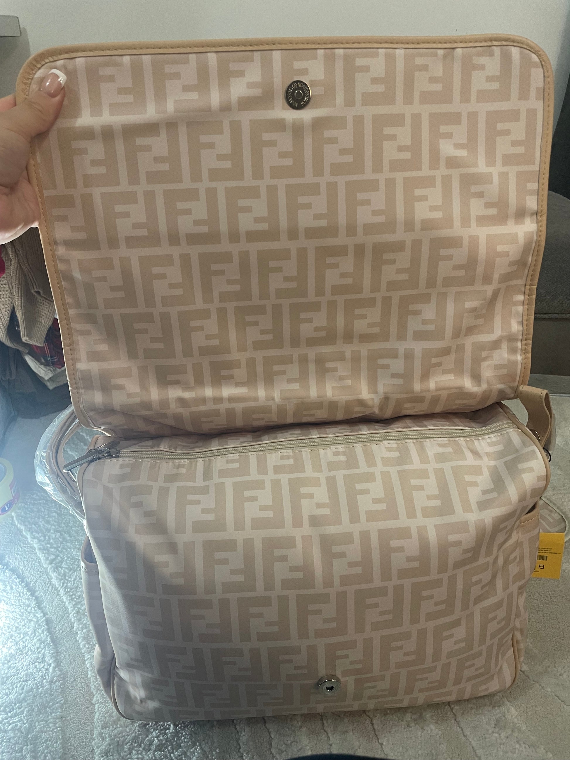 Fendi Cream Changing Bag