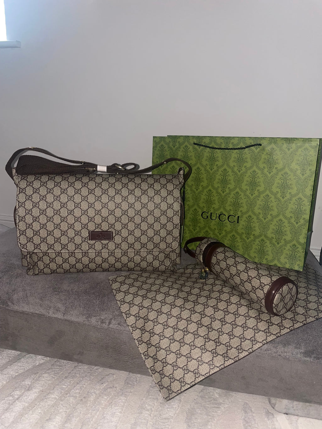 Gucci Changing Bag & Gift Bag