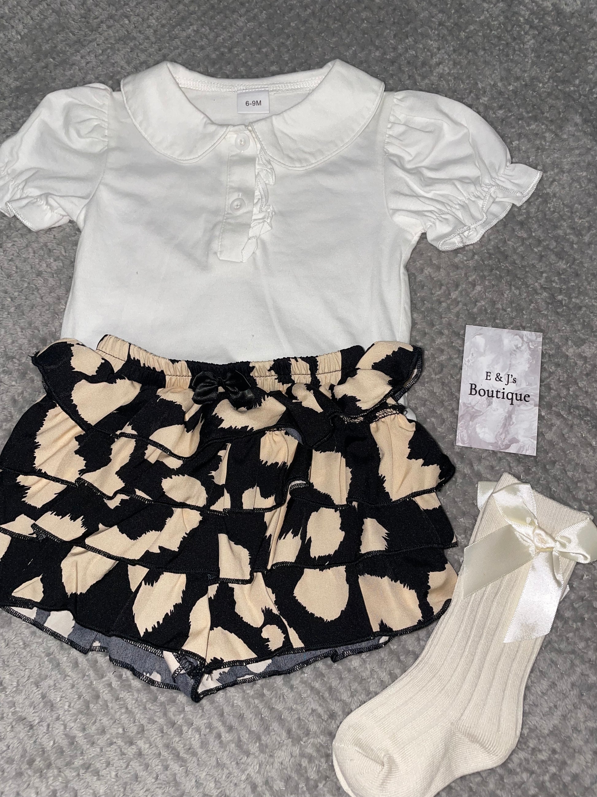 Girls Ruffle Shorts Sets