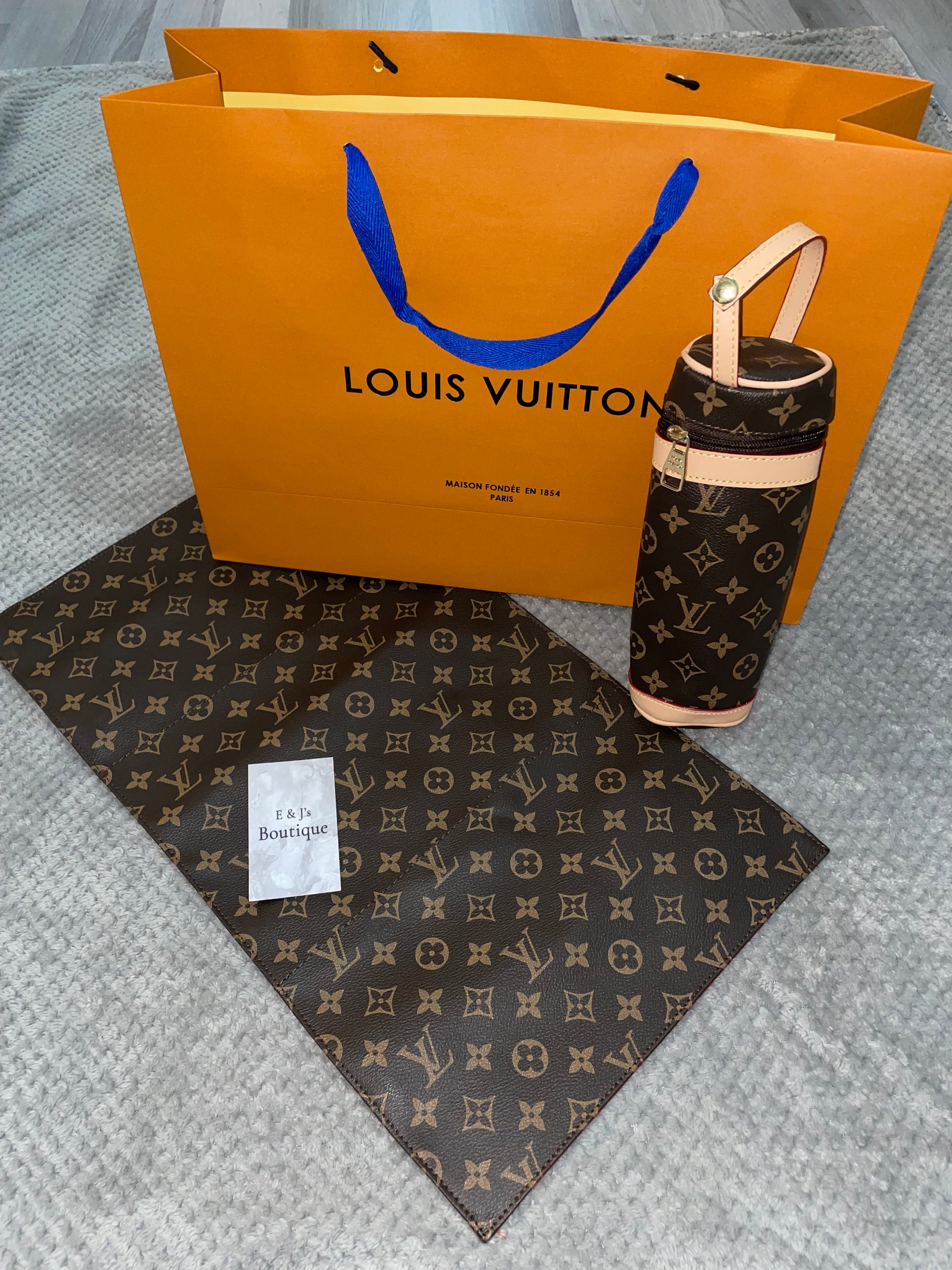LV Changing Mat & Bottle Warmer Set