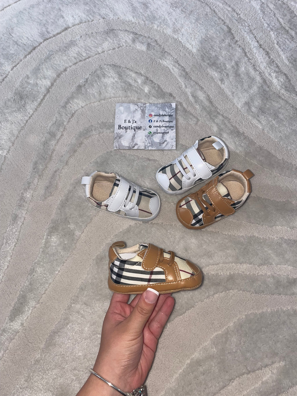 Baby Burberry Pram Shoes