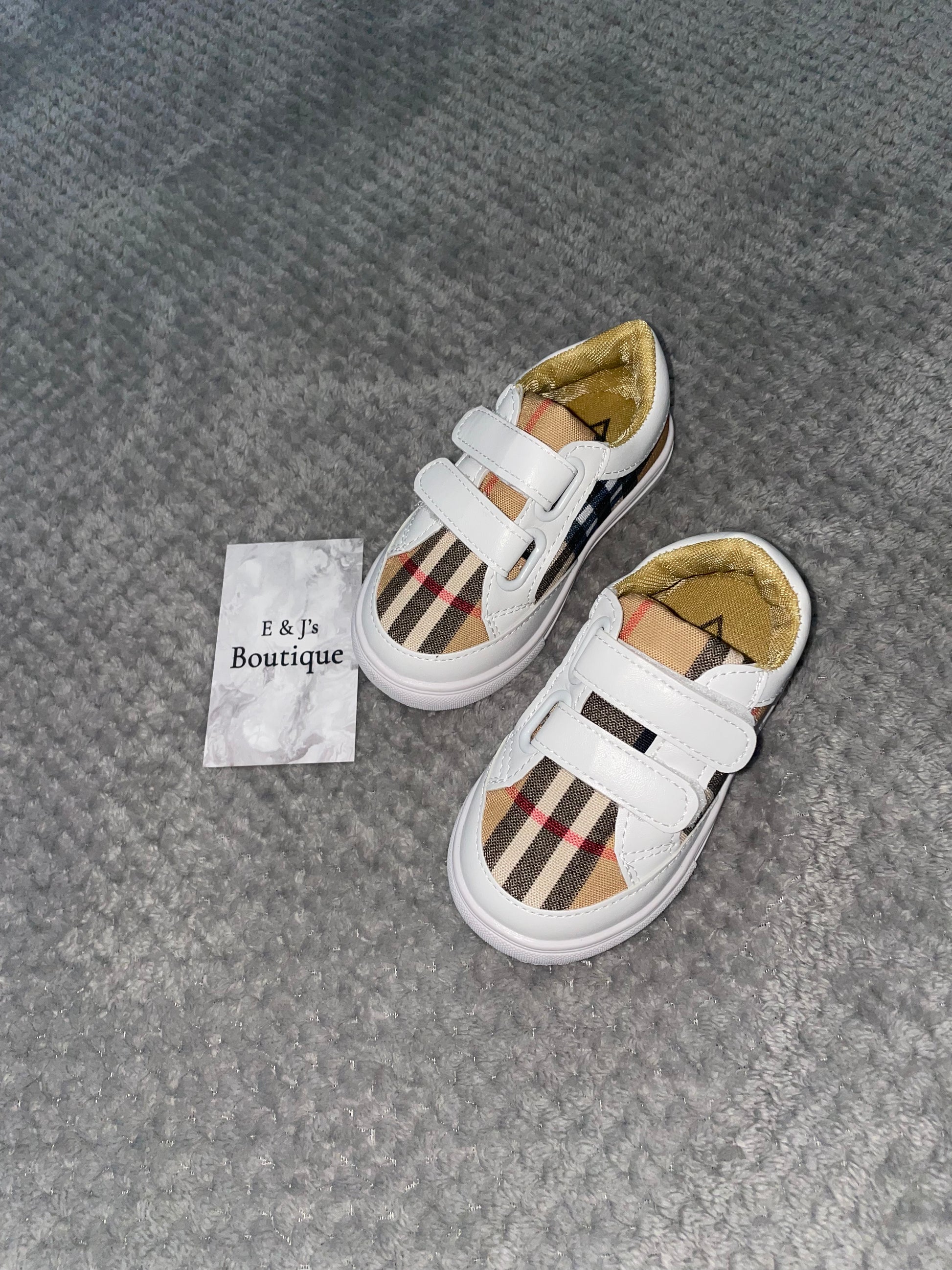 Burberry Inspired Sneakers