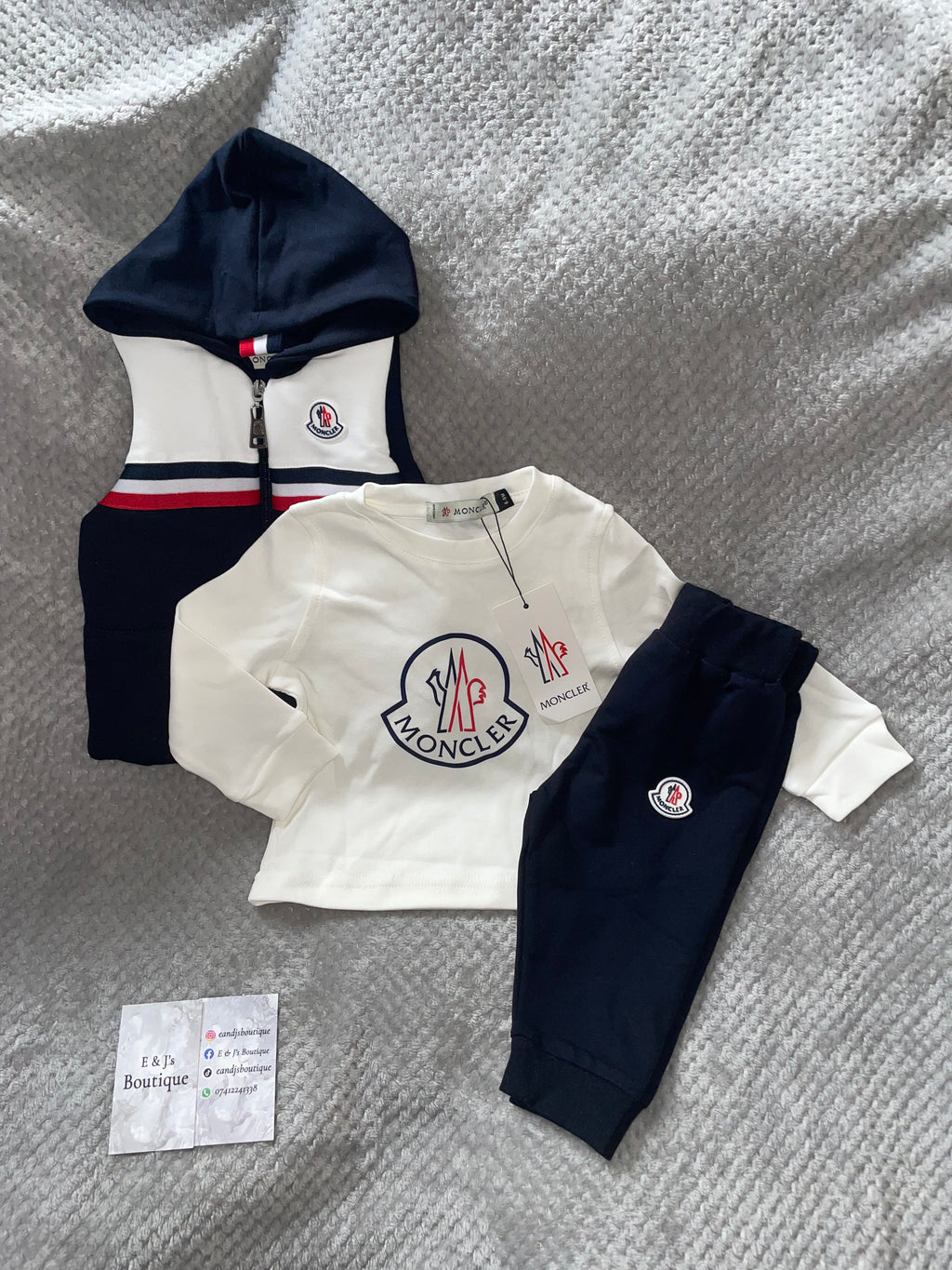 Moncler 3pc Tracksuits