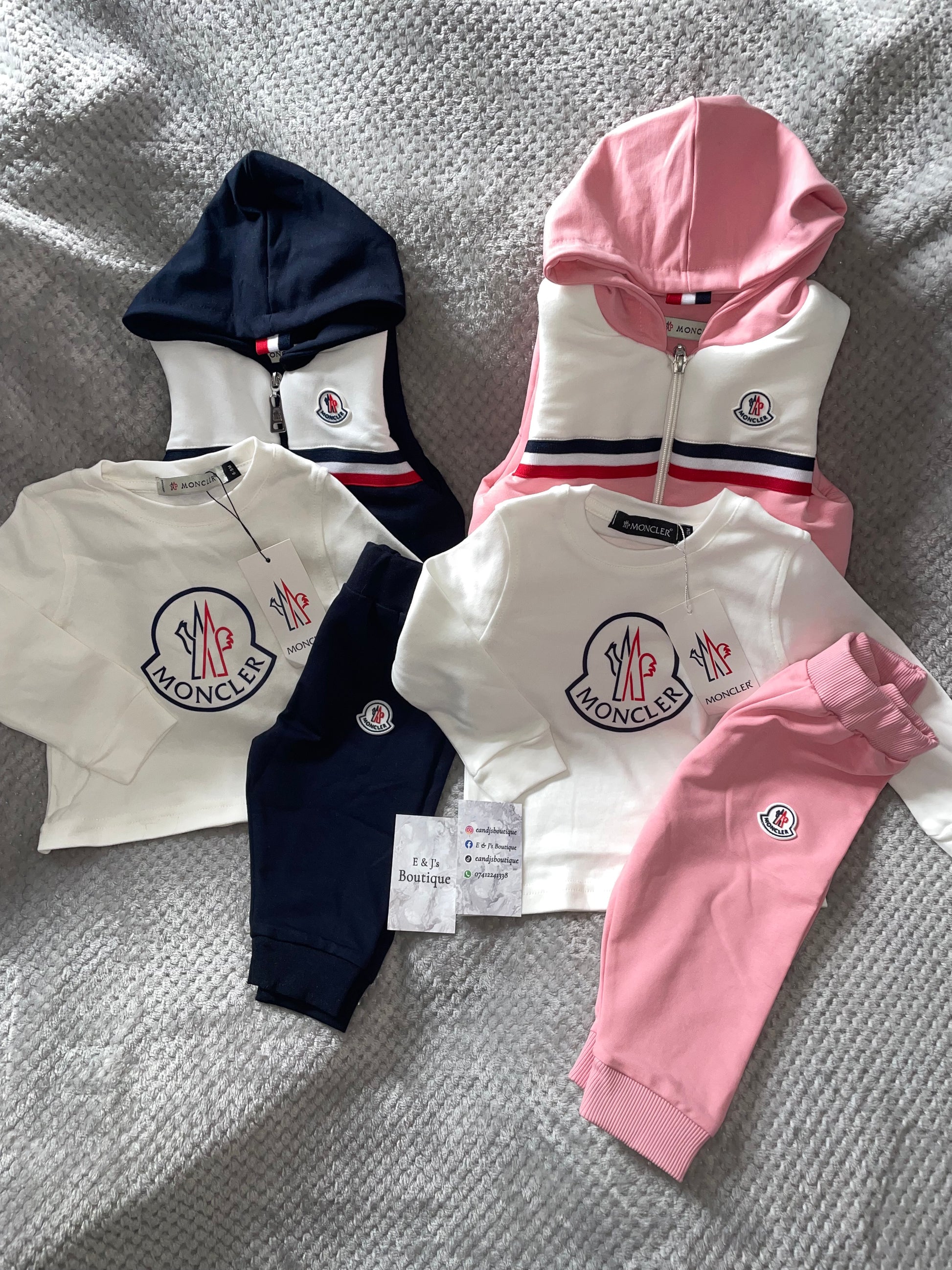 Moncler 3pc Tracksuits