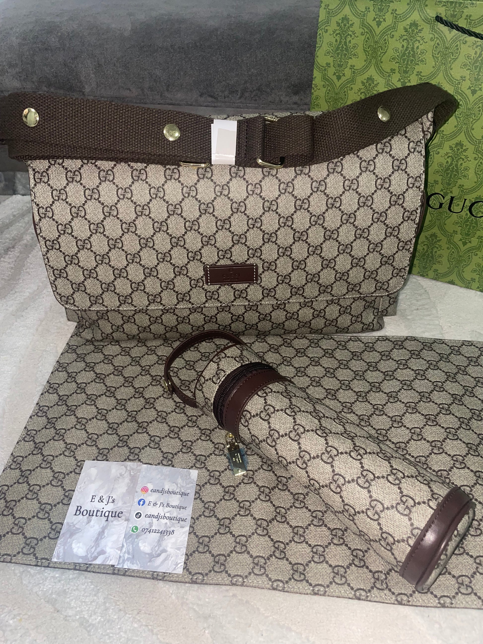 Gucci Changing Bag & Gift Bag
