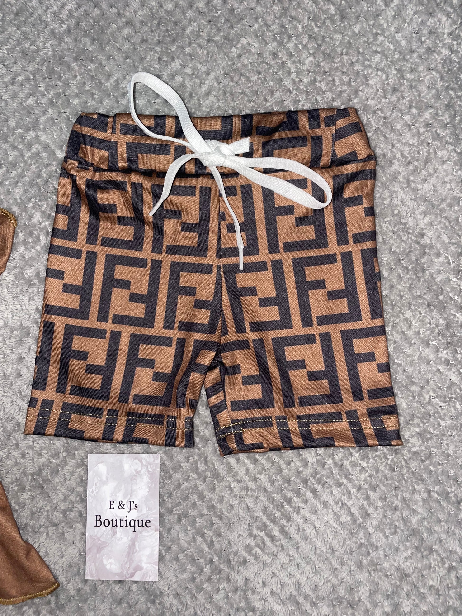 Boys Fendi Inspired Swimming Shorts