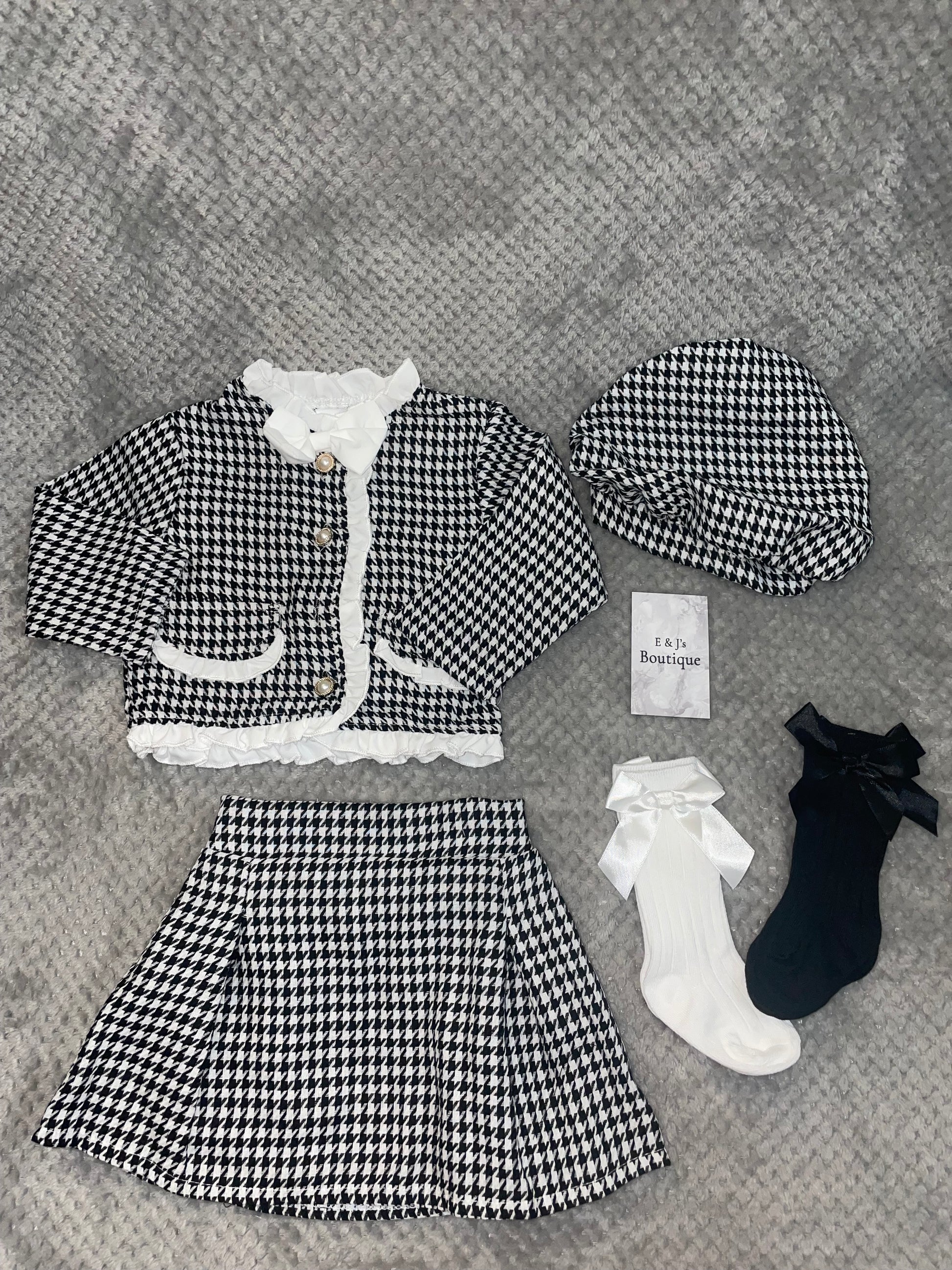 Girls Houndstooth 5pc Set