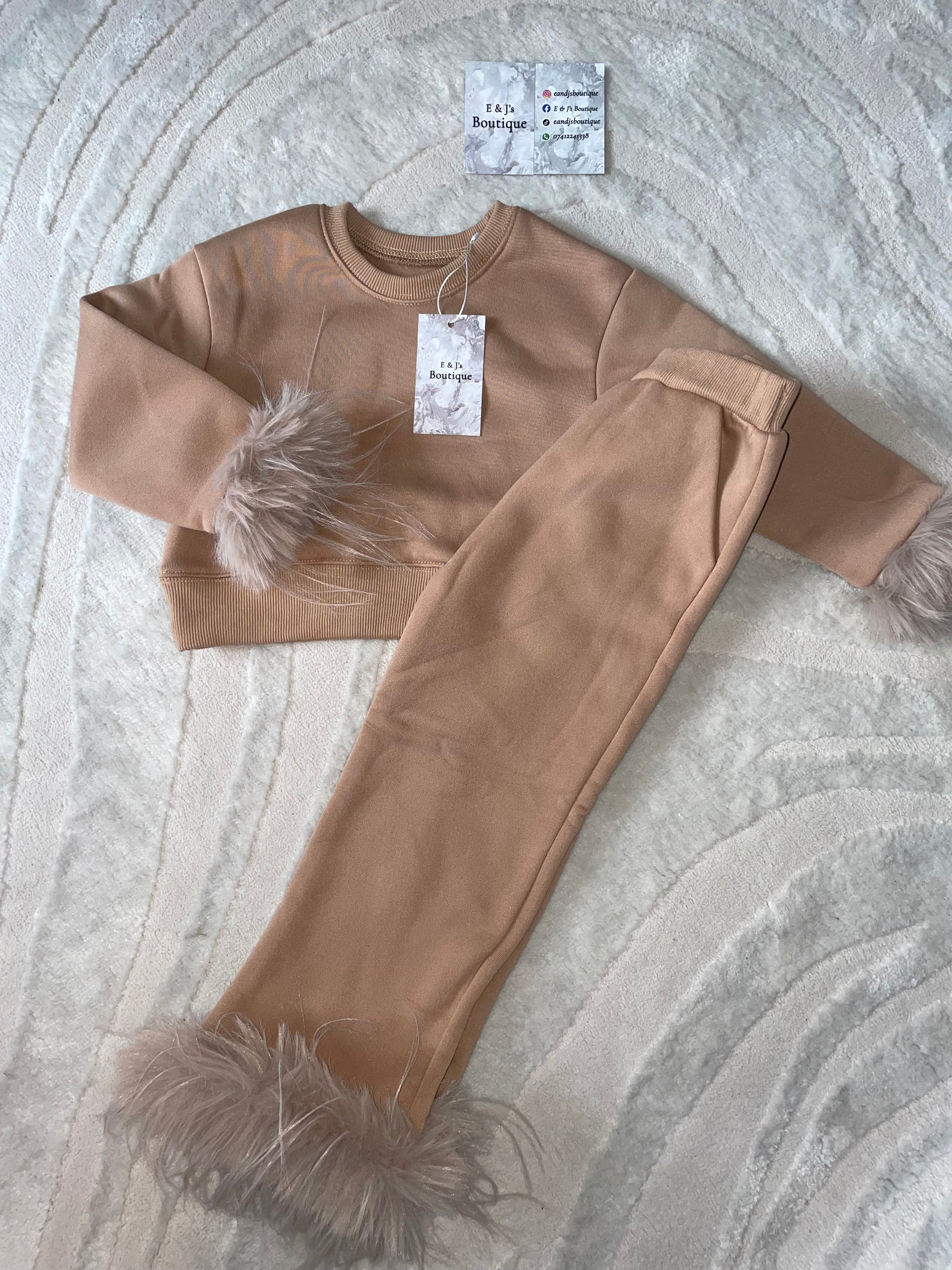 Fur Trimmed Loungeset