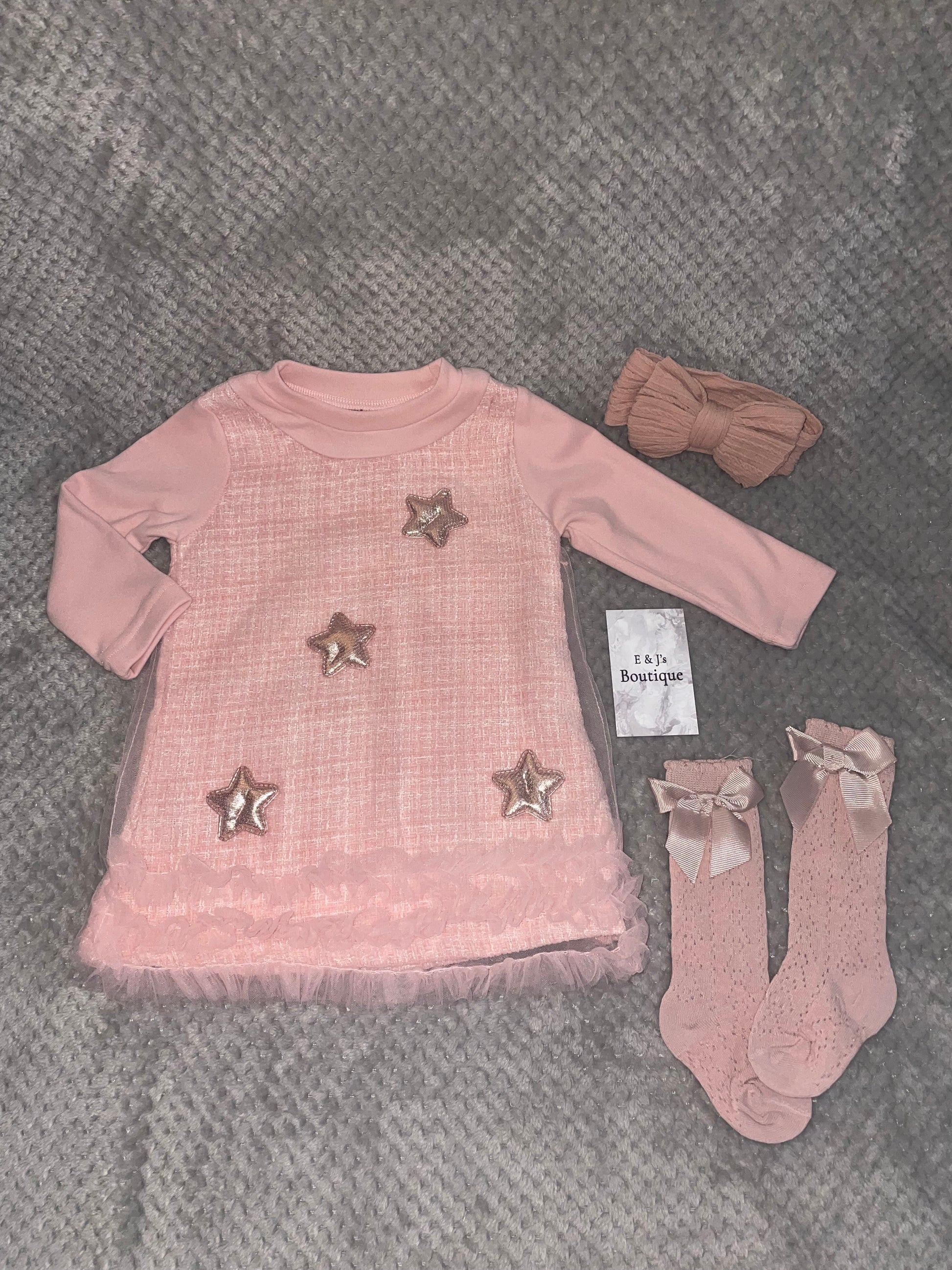Girls Star Dress 3pc Sets