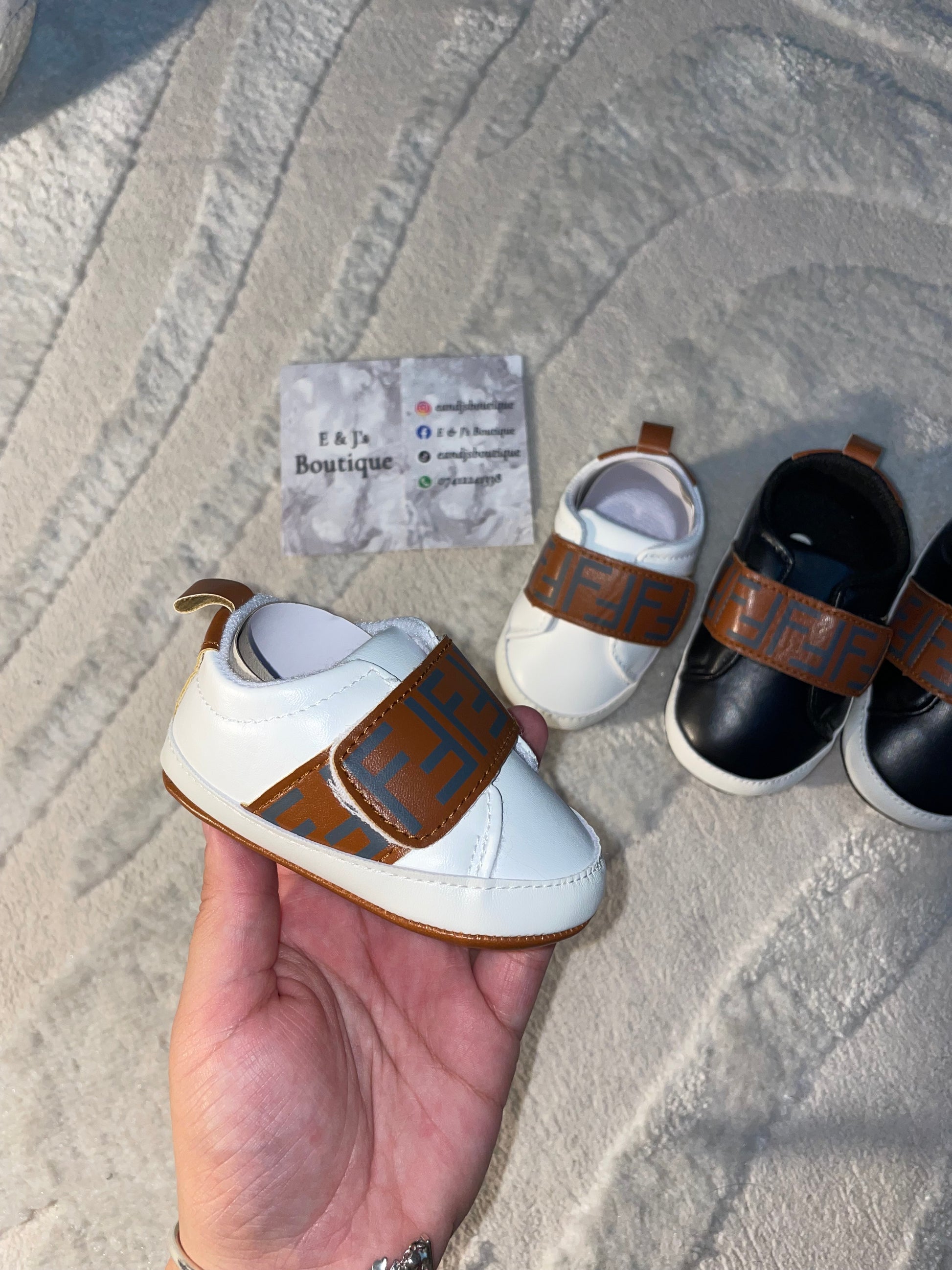 Baby Fendi Pram Shoes