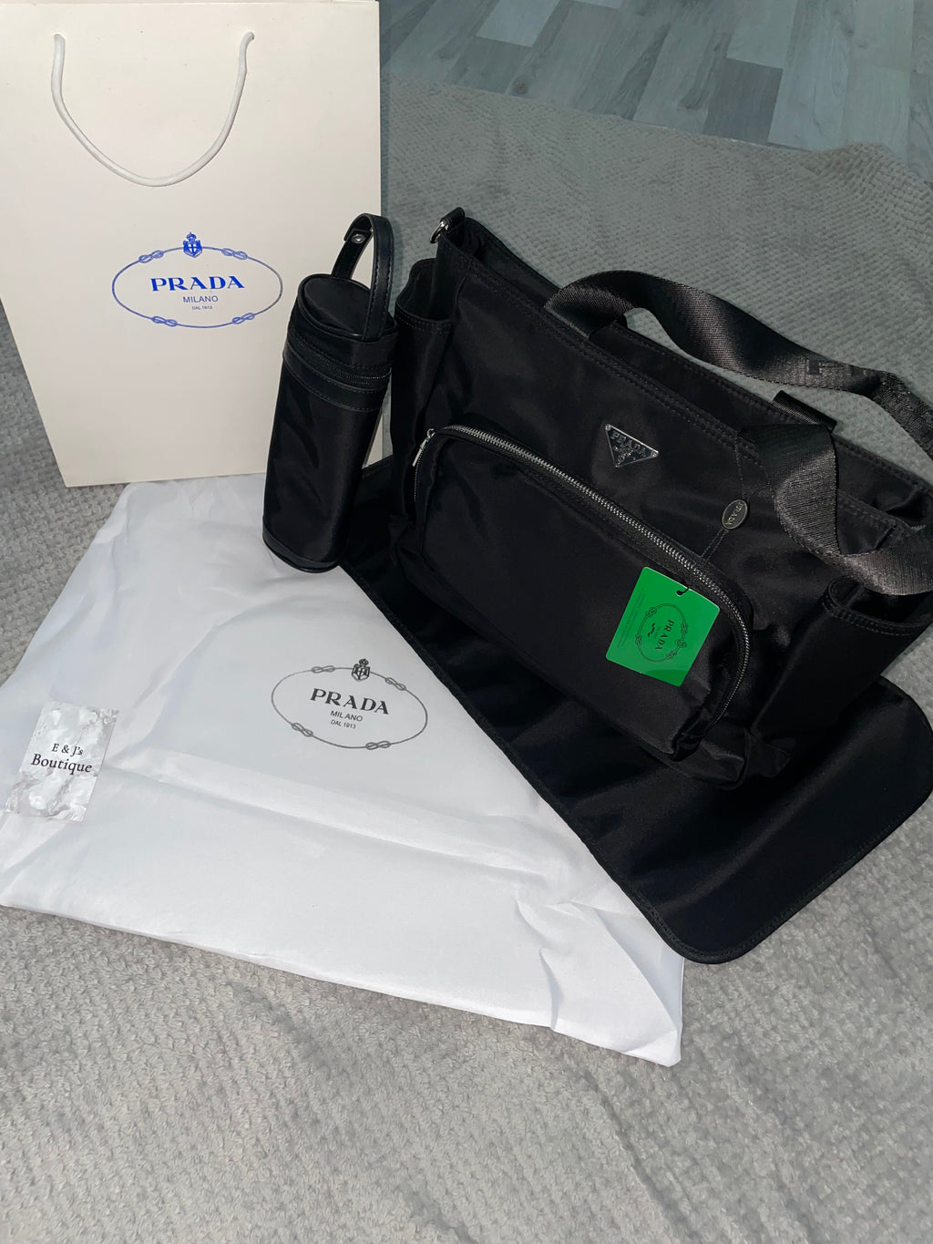 Prada Changing Bag + Gift Bag Set