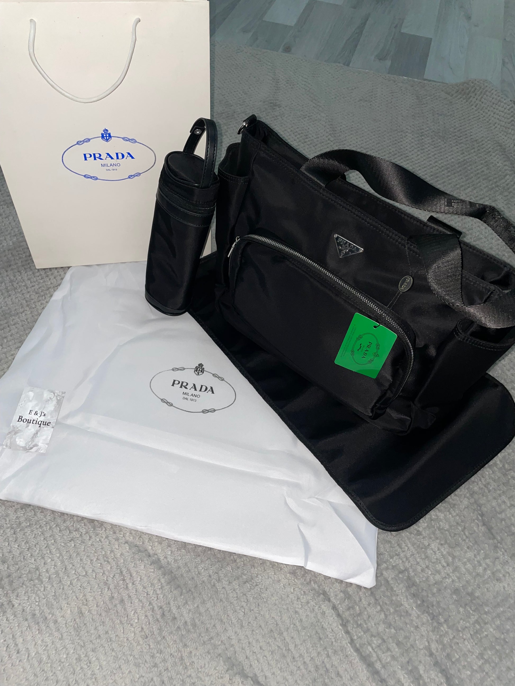 Prada Changing Bag + Gift Bag Set