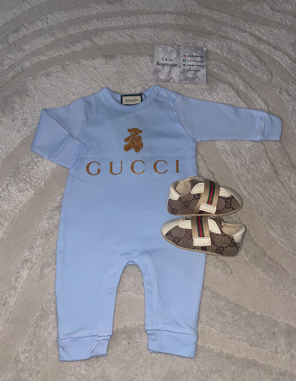 Gucci Romper & Pram Shoes