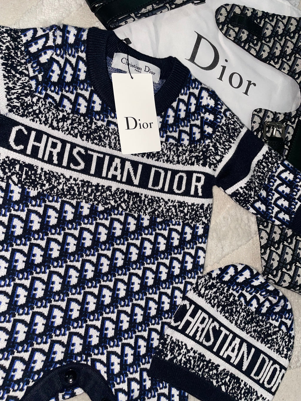 Christian Dior Baby Carrier Set
