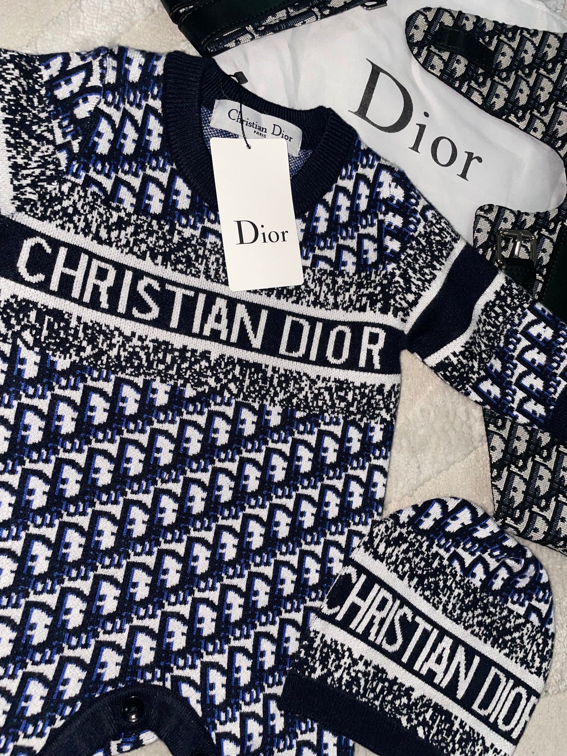 Christian Dior Baby Carrier Set