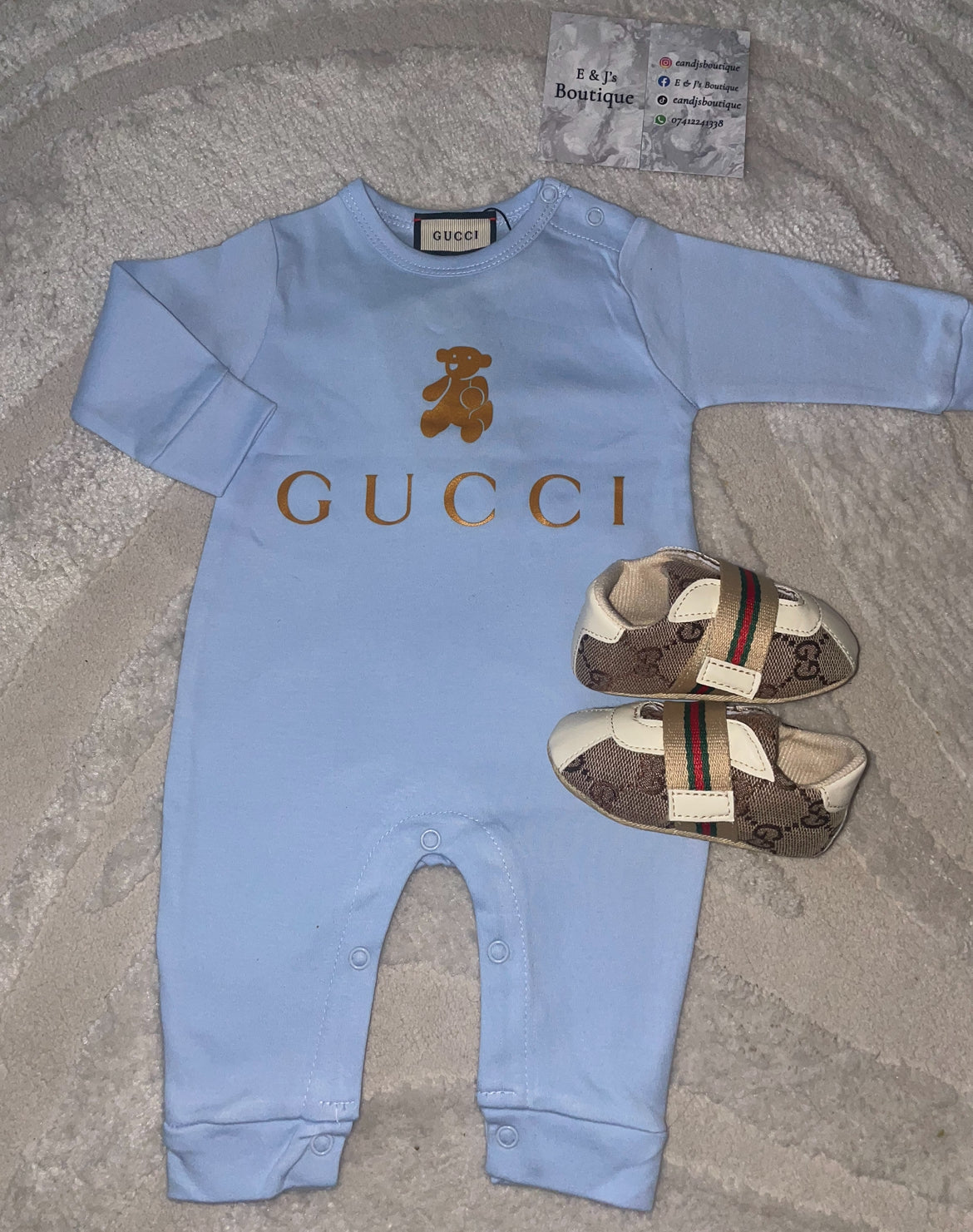 Gucci Romper & Pram Shoes