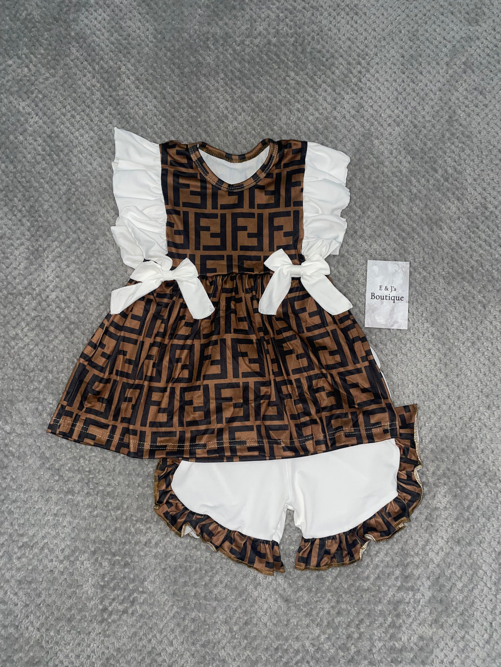 Girls FF Inspired Dress & Bloomers
