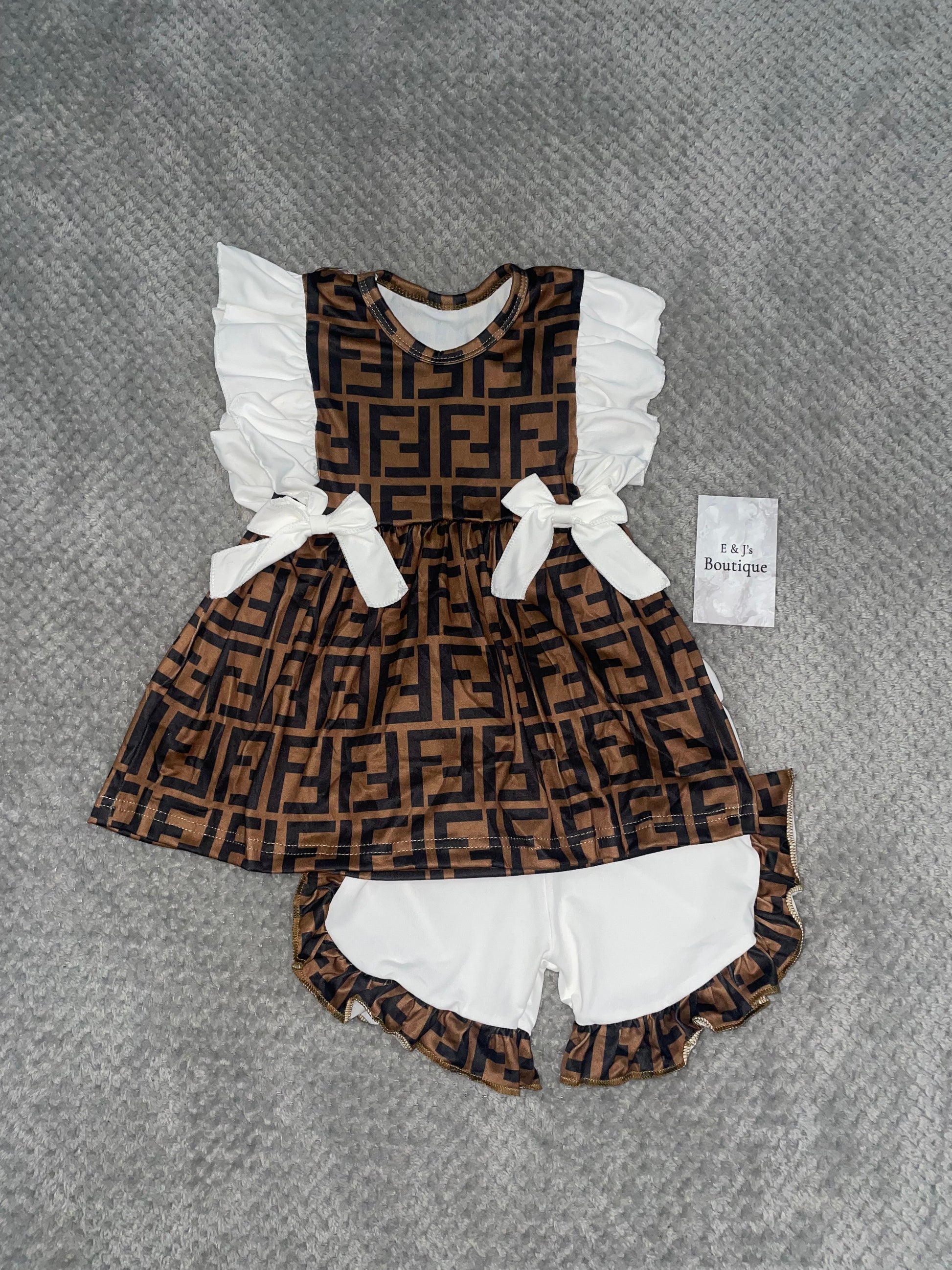 Girls FF Inspired Dress & Bloomers