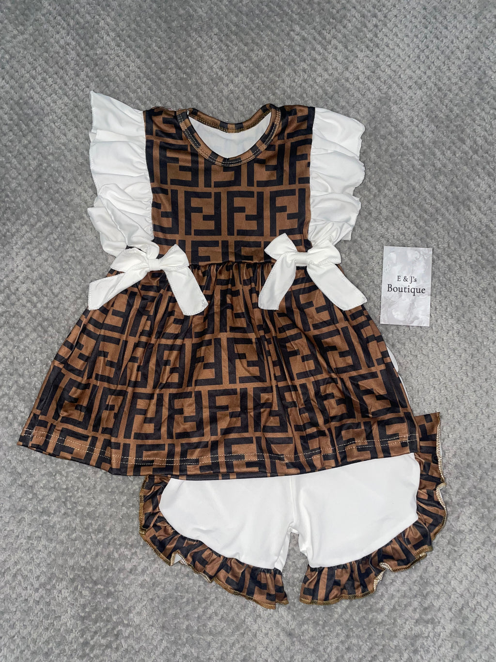 Girls FF Inspired Dress & Bloomers