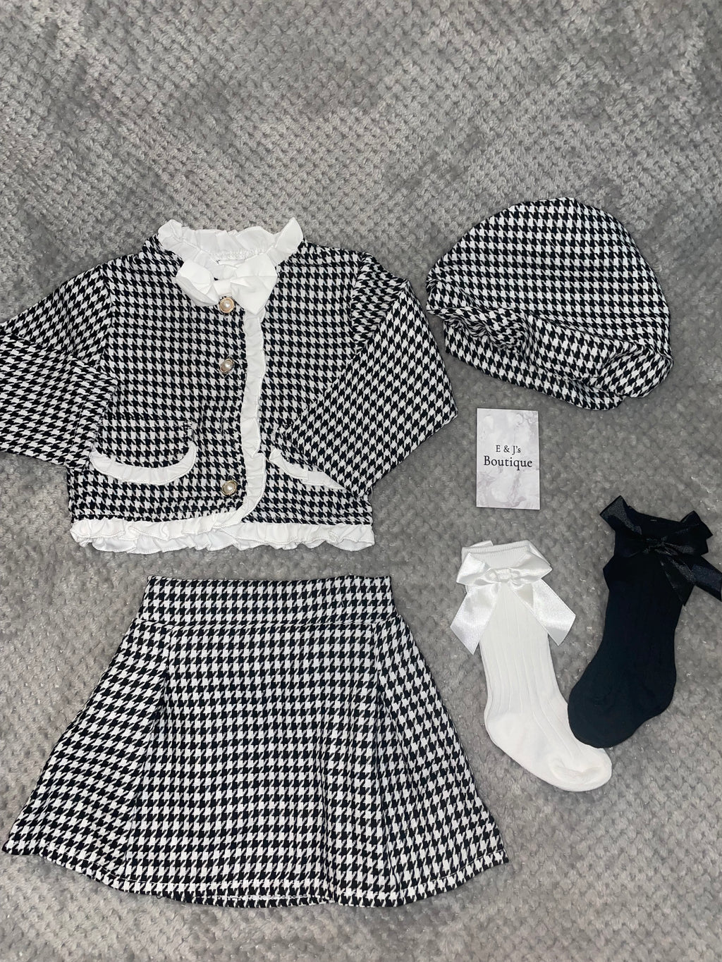 Girls Houndstooth 5pc Set