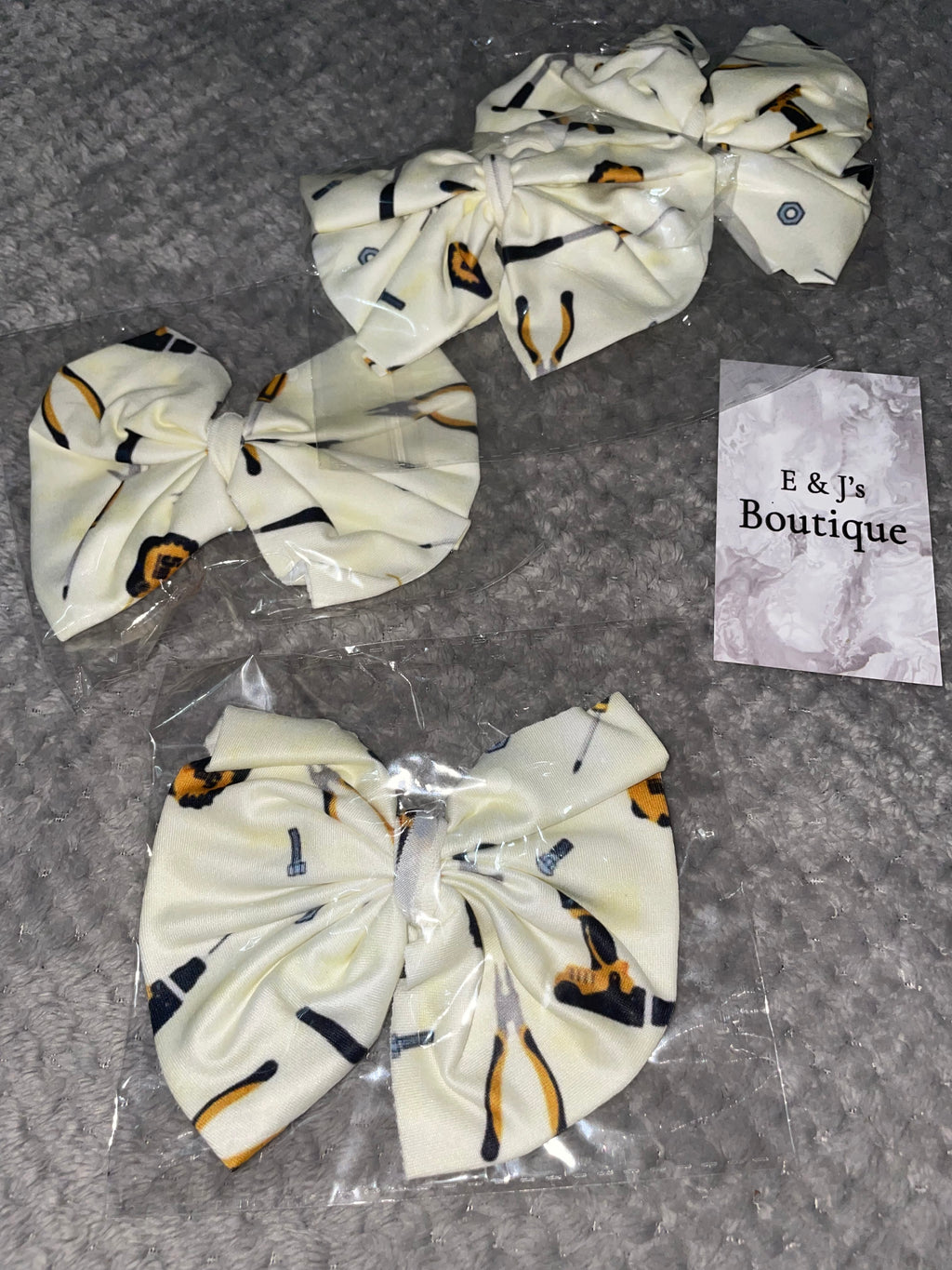 Girls Handmade Hair Bow Clips