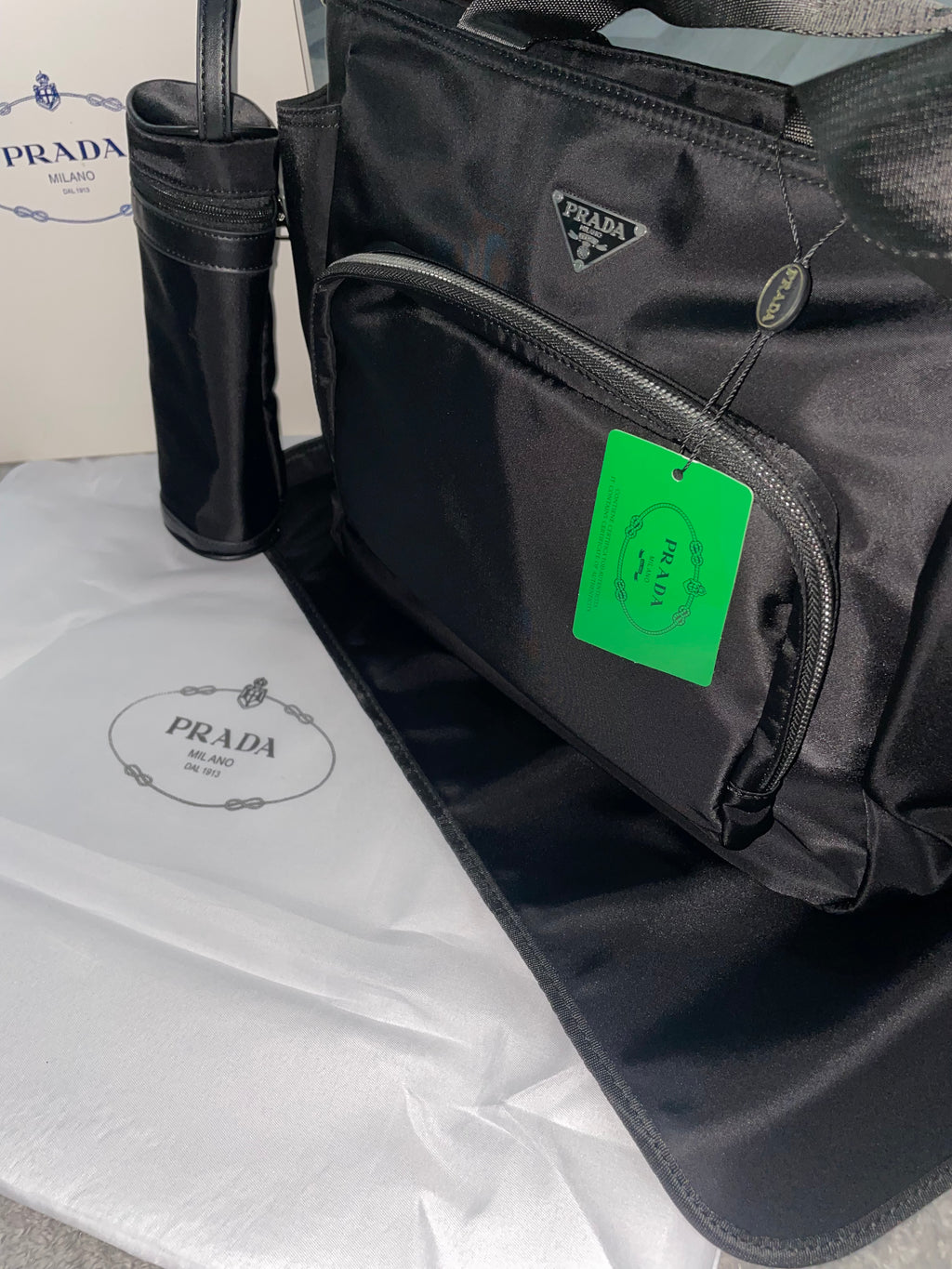 Prada Changing Bag + Gift Bag Set