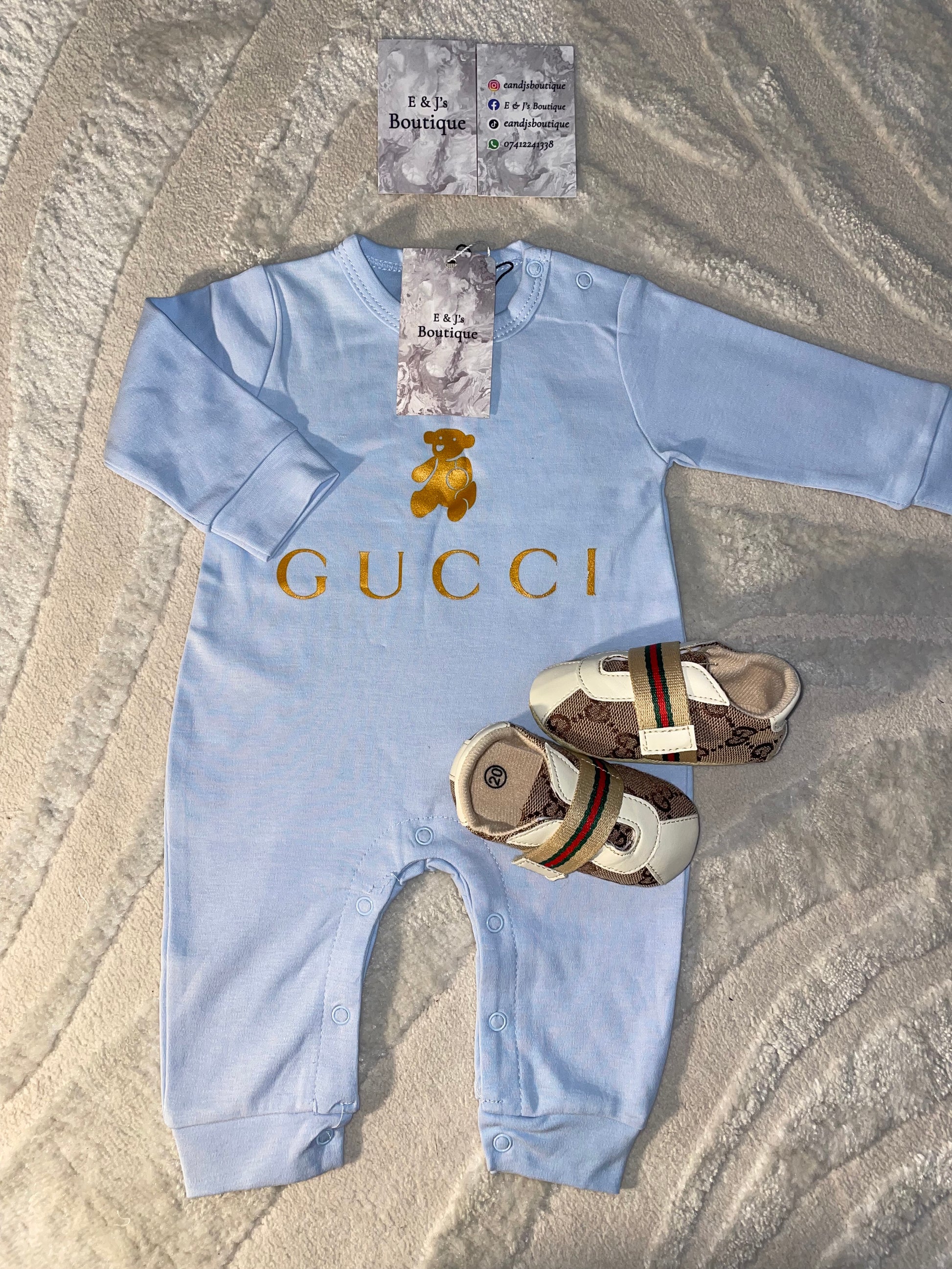 Gucci Romper & Pram Shoes