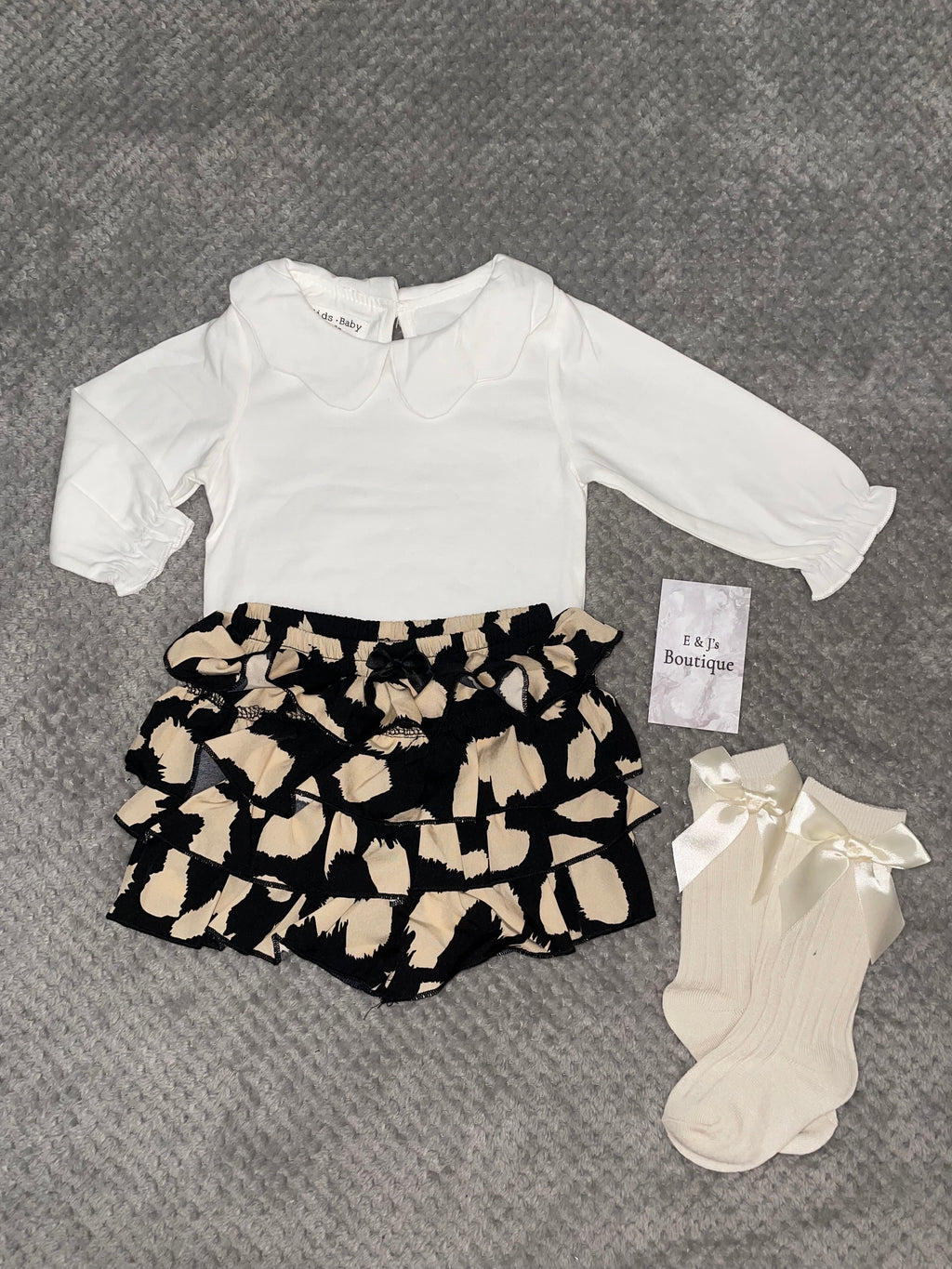Girls Ruffle Shorts Sets