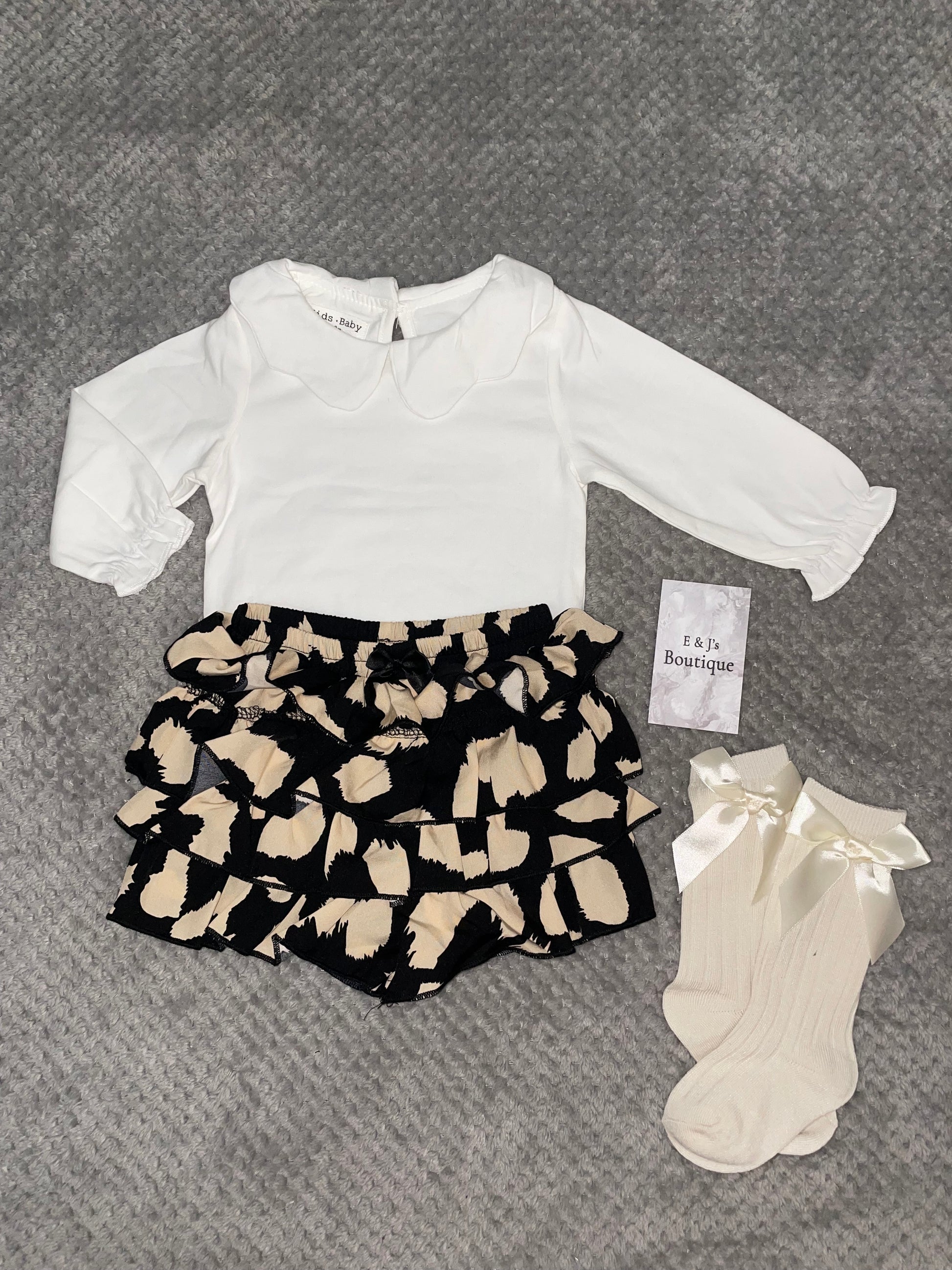 Girls Ruffle Shorts Sets