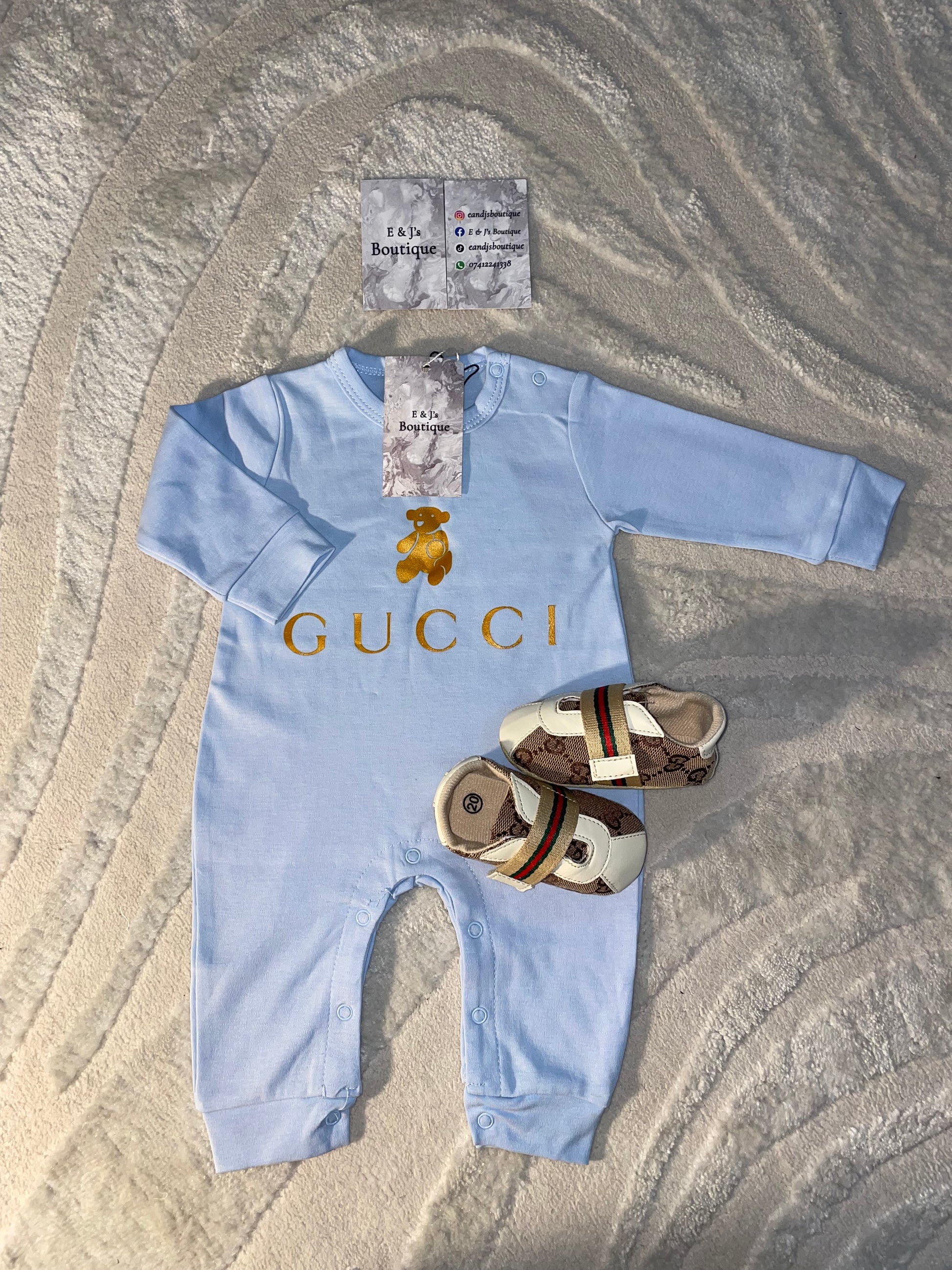 Gucci Romper & Pram Shoes
