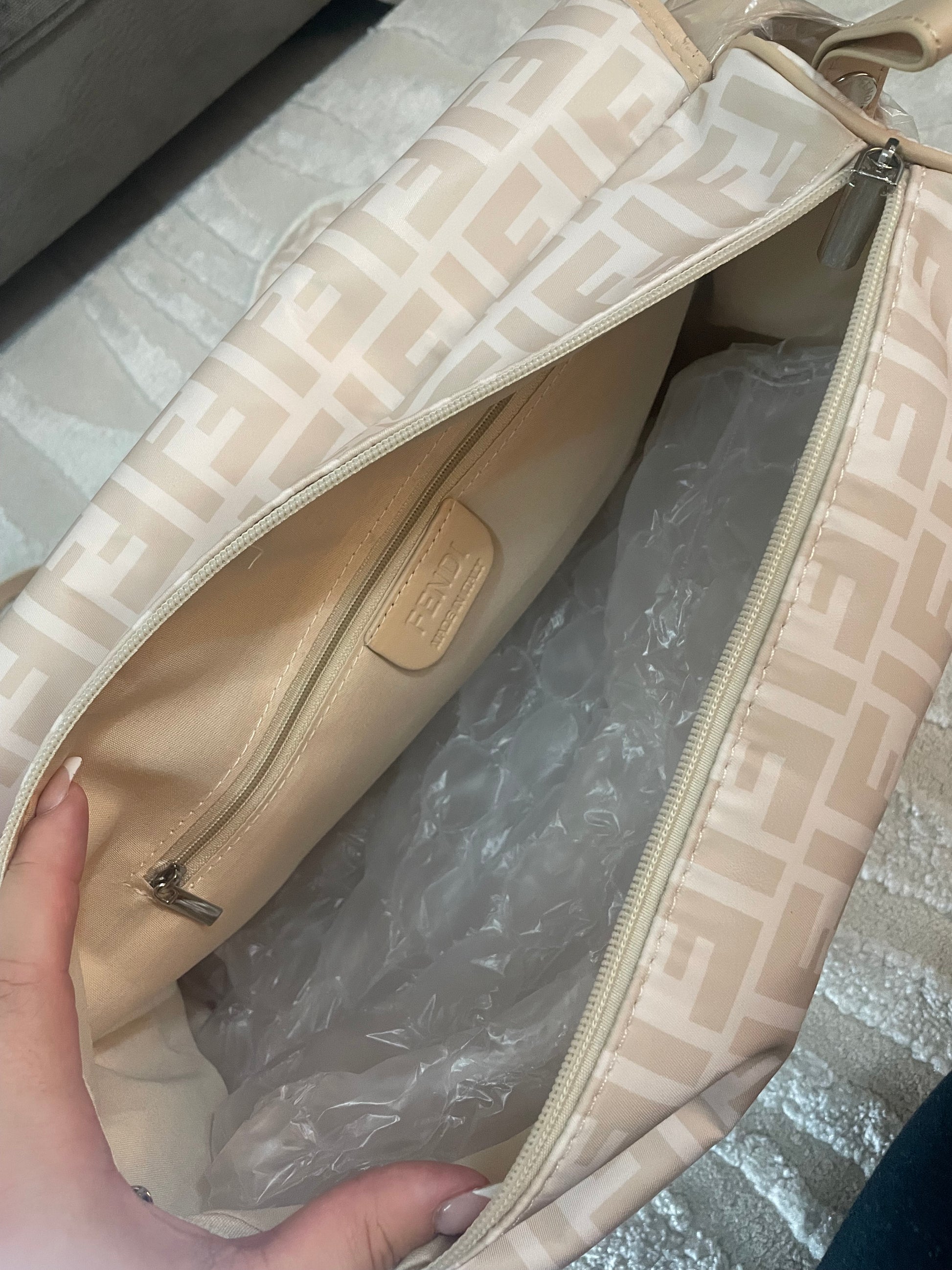 Fendi Cream Changing Bag