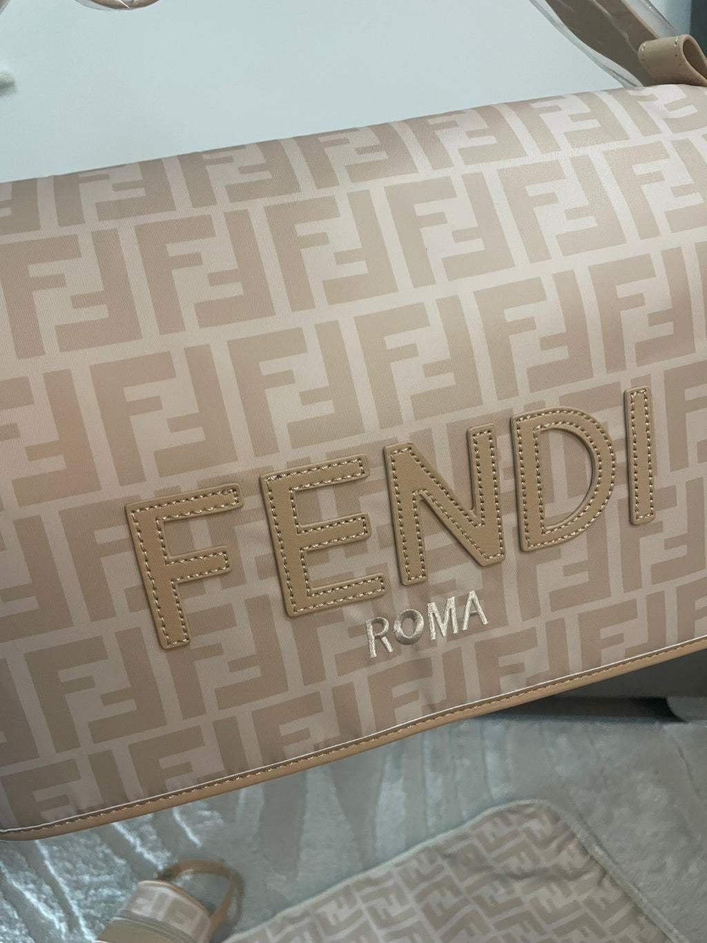 Fendi Cream Changing Bag