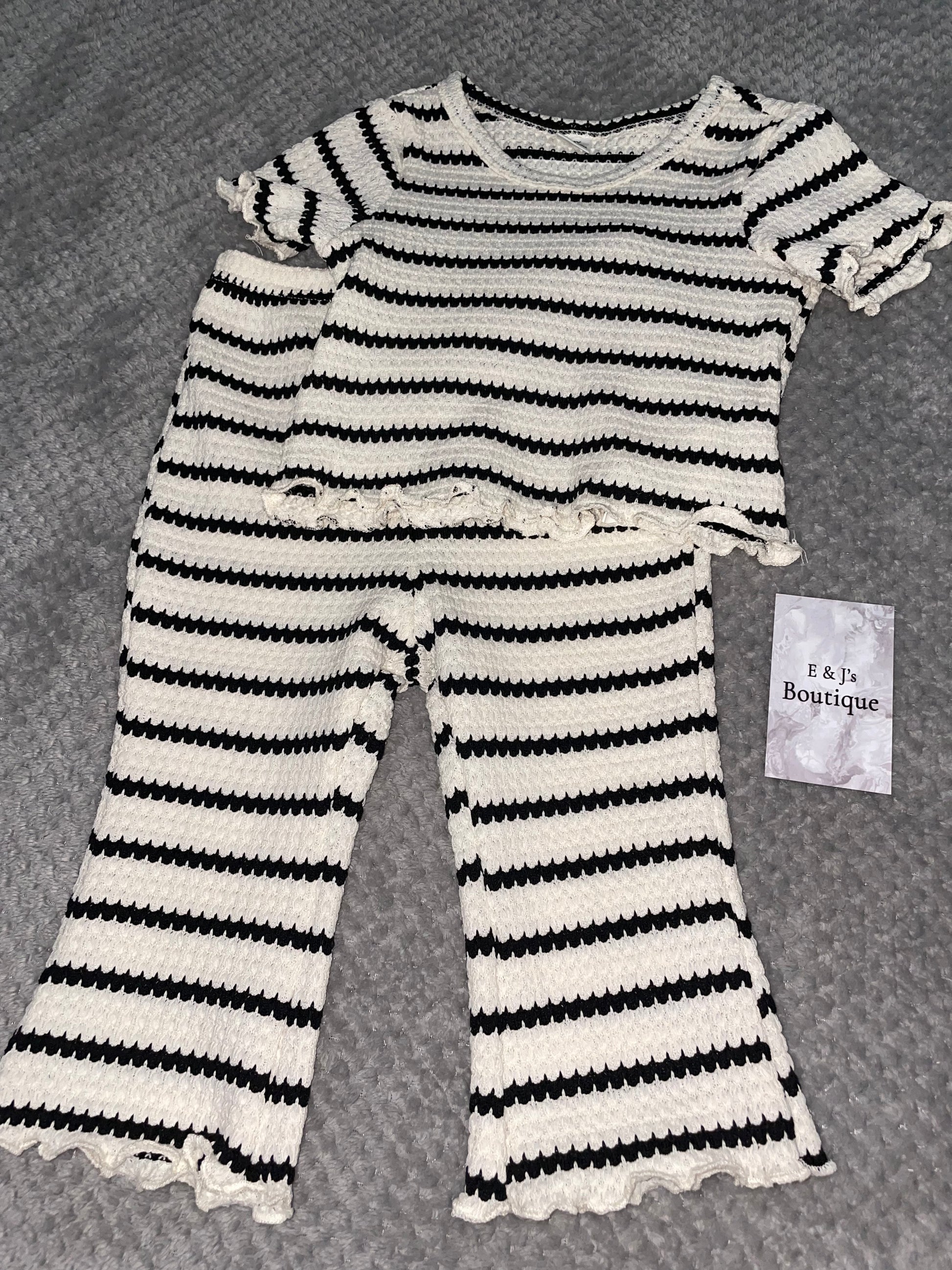 Girls Frilly Flared Loungeset